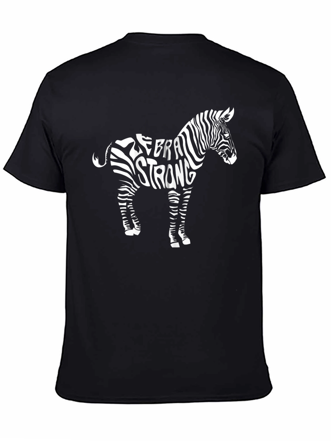 Zebra Strong Graphic Tee - Bold Animal Print