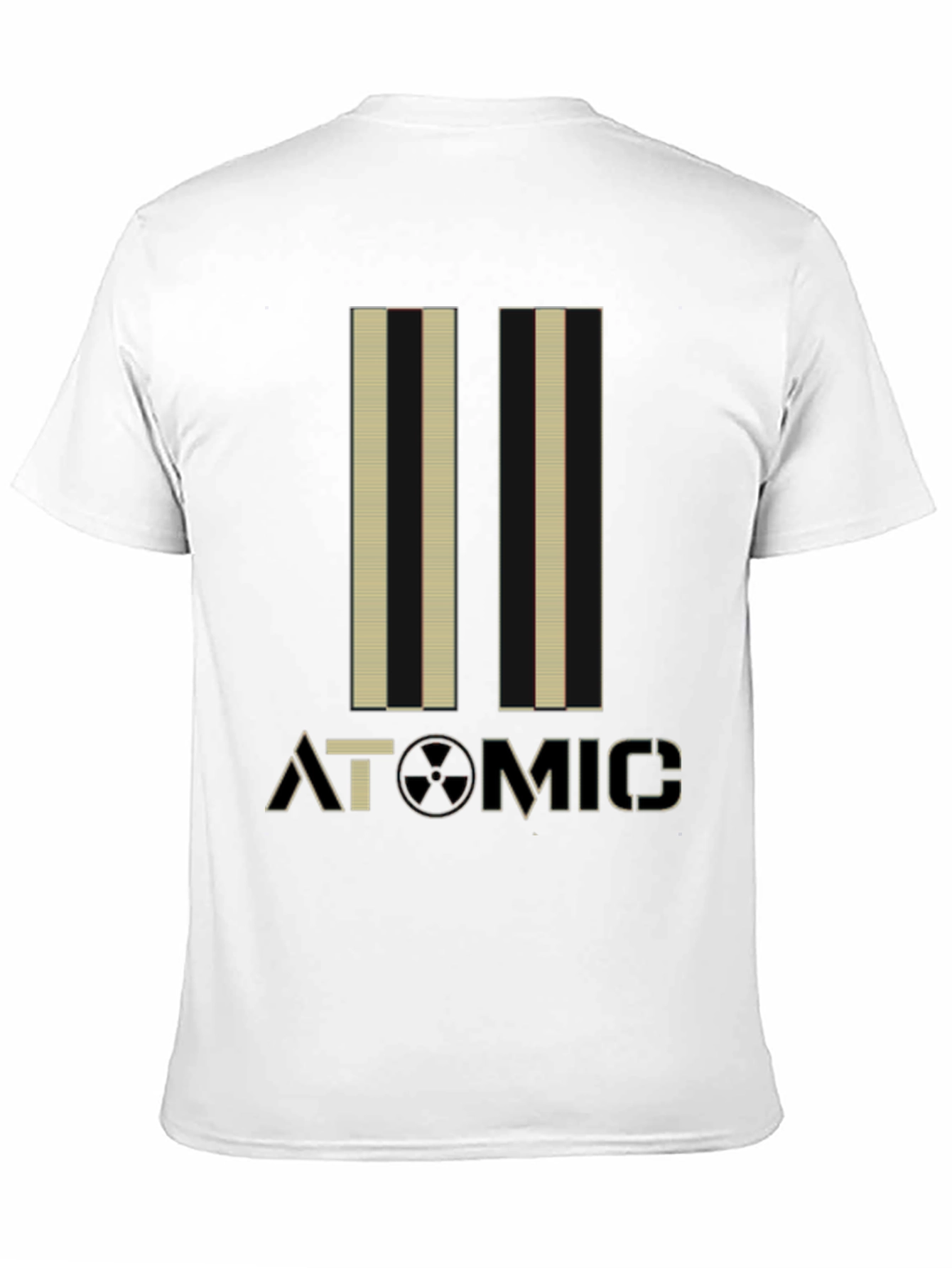 Atomic Graphic Print Black Tee
