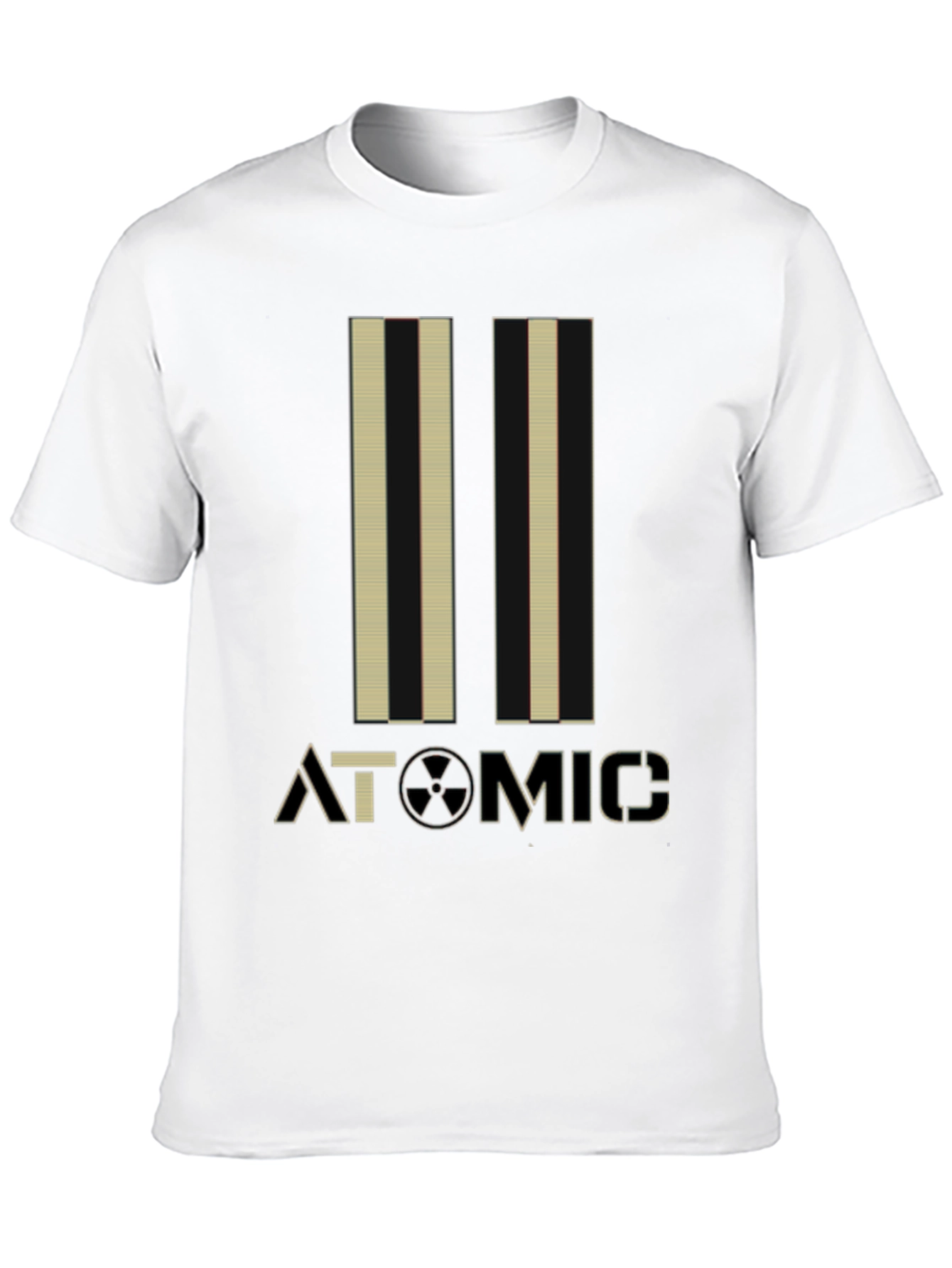 Atomic Graphic Print Black Tee
