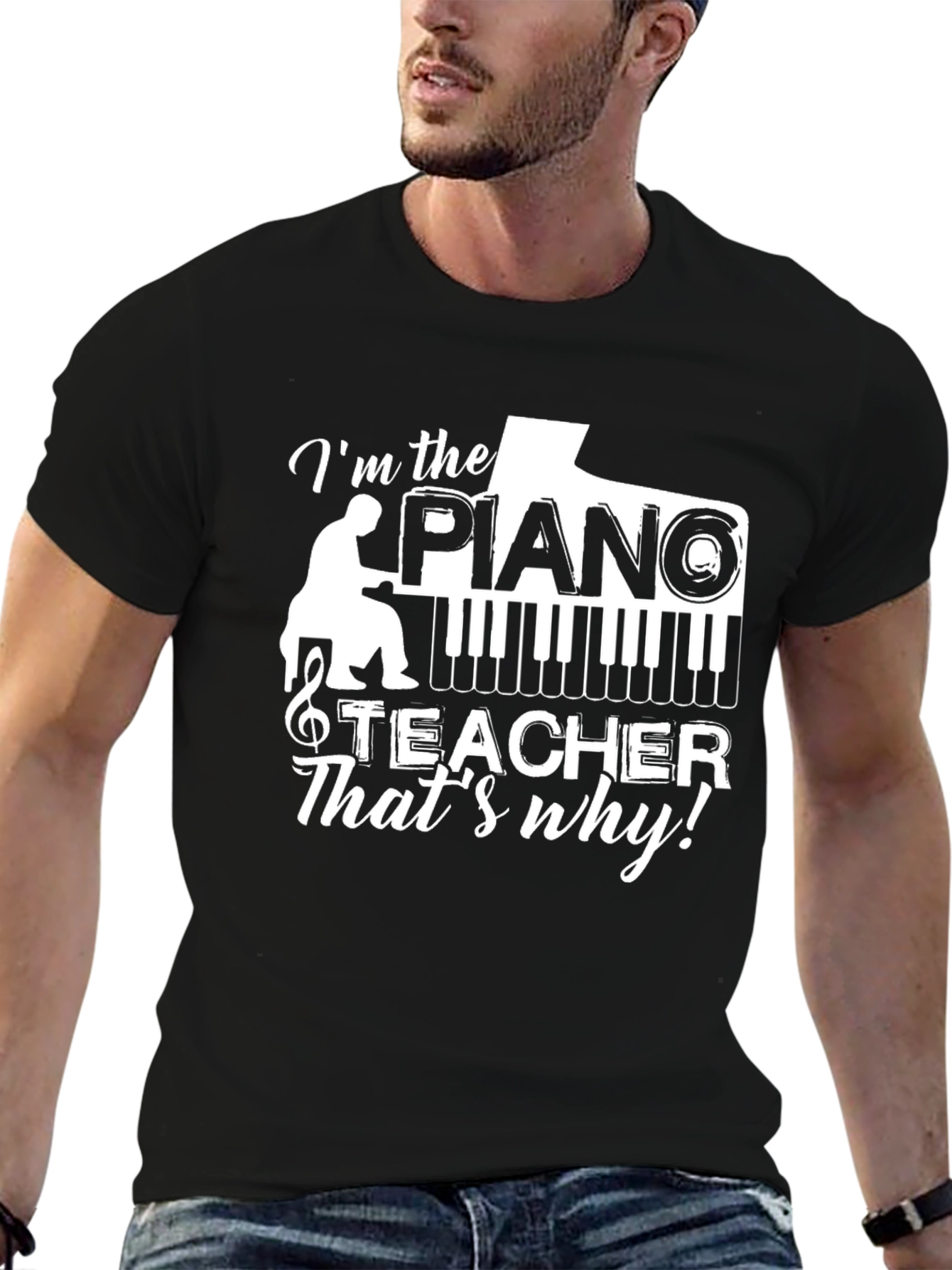 Im the Piano Teacher Graphic Tee