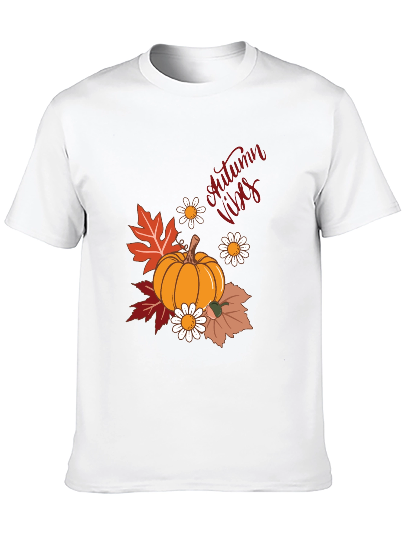 Autumn Vibes Pumpkin T-Shirt
