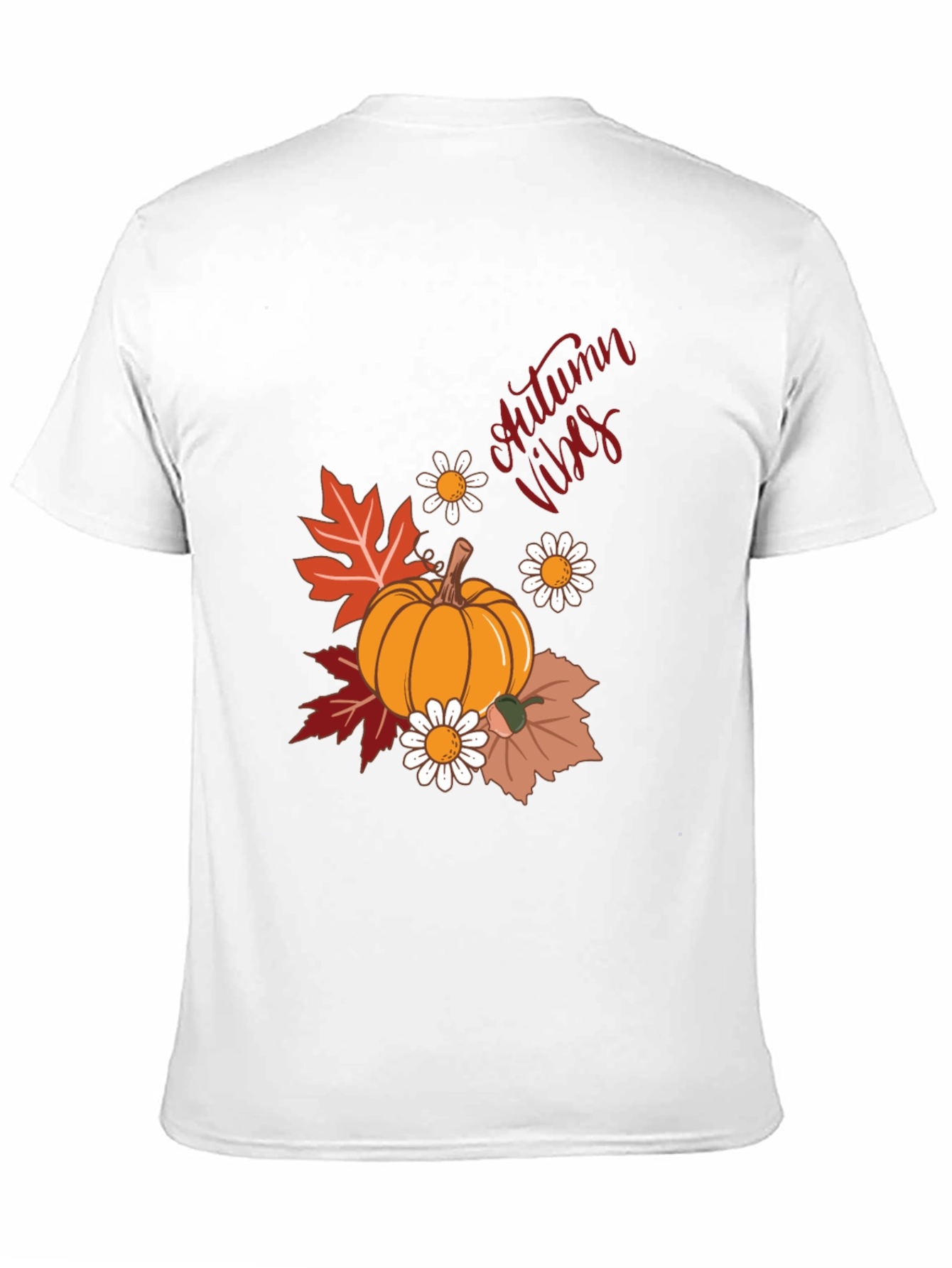 Autumn Vibes Pumpkin T-Shirt