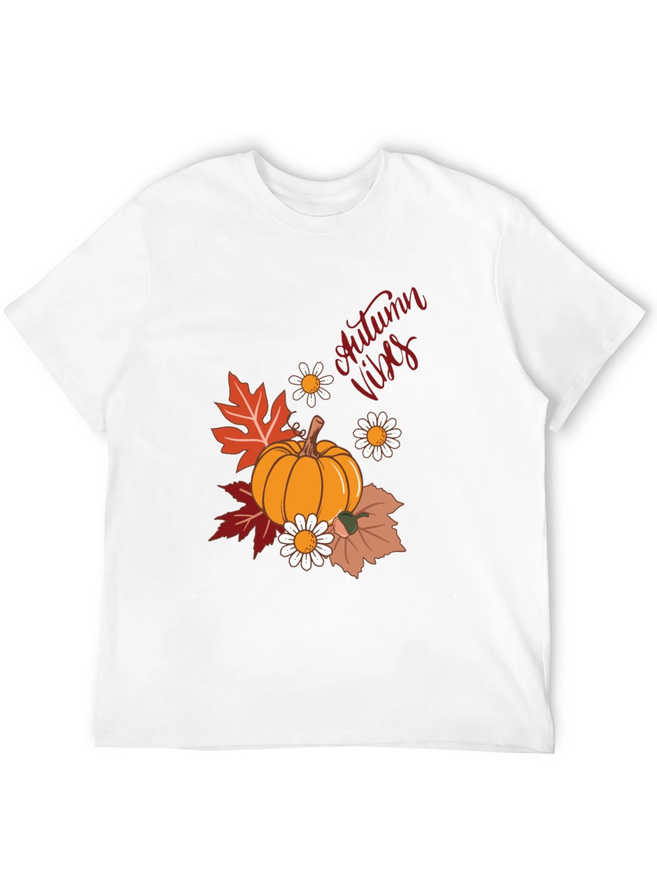 Autumn Vibes Pumpkin T-Shirt