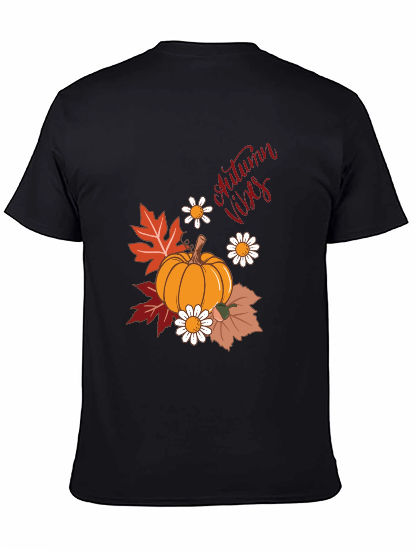 Autumn Vibes Pumpkin T-Shirt