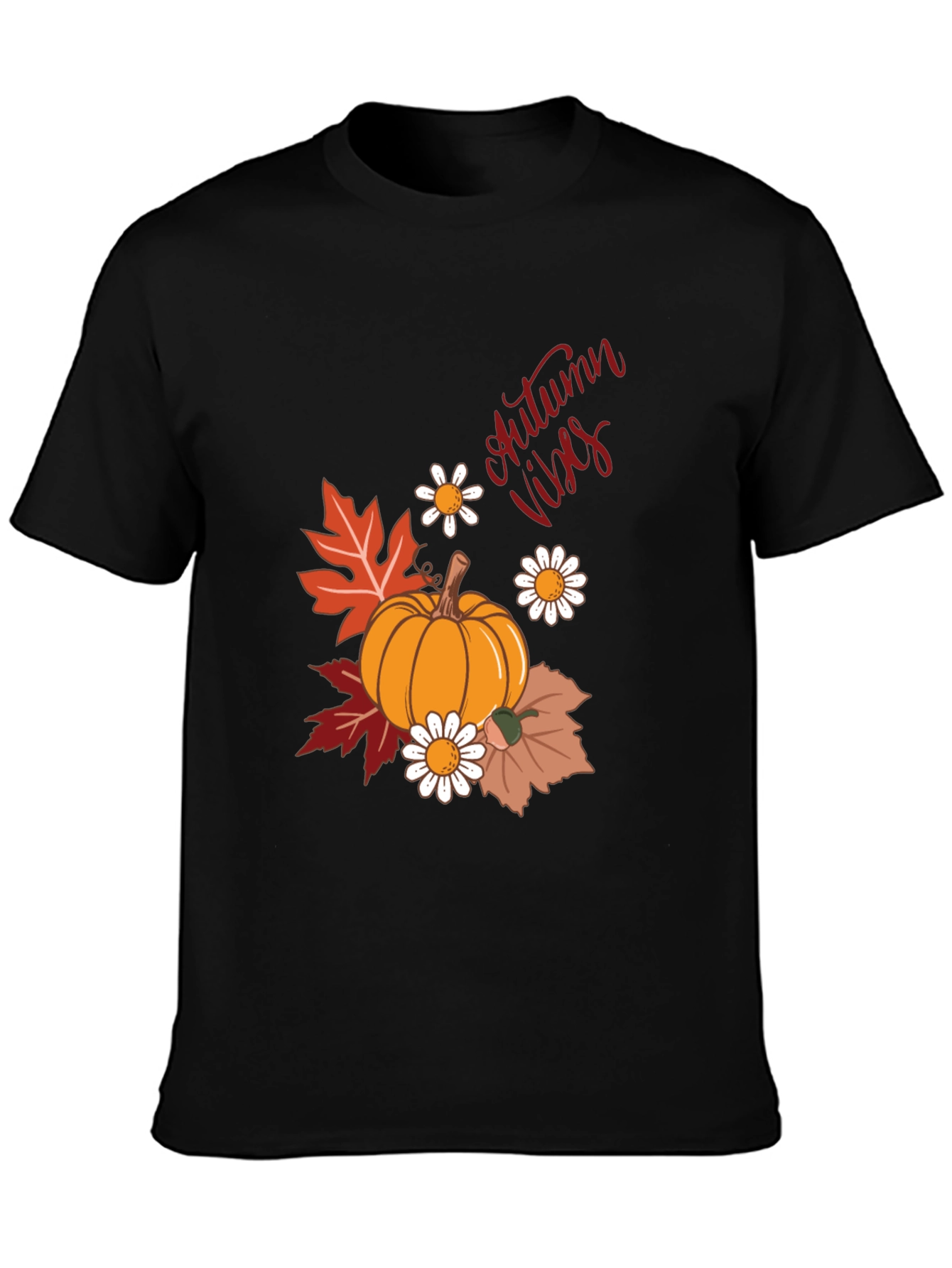 Autumn Vibes Pumpkin T-Shirt