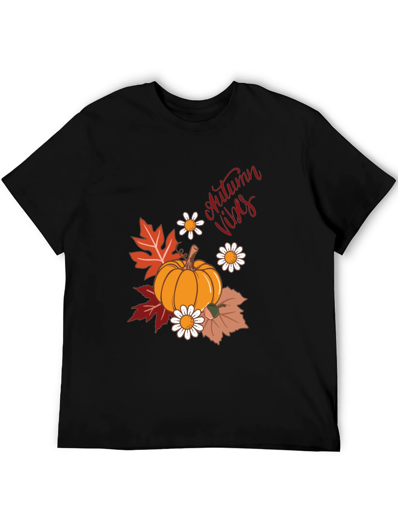 Autumn Vibes Pumpkin T-Shirt