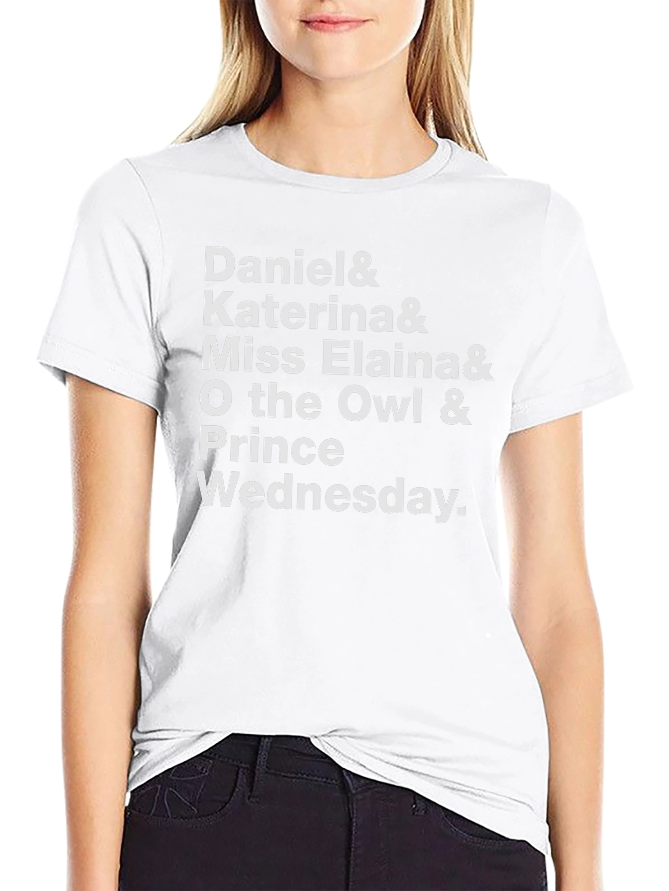 Daniel & Friends Black Graphic T-Shirt