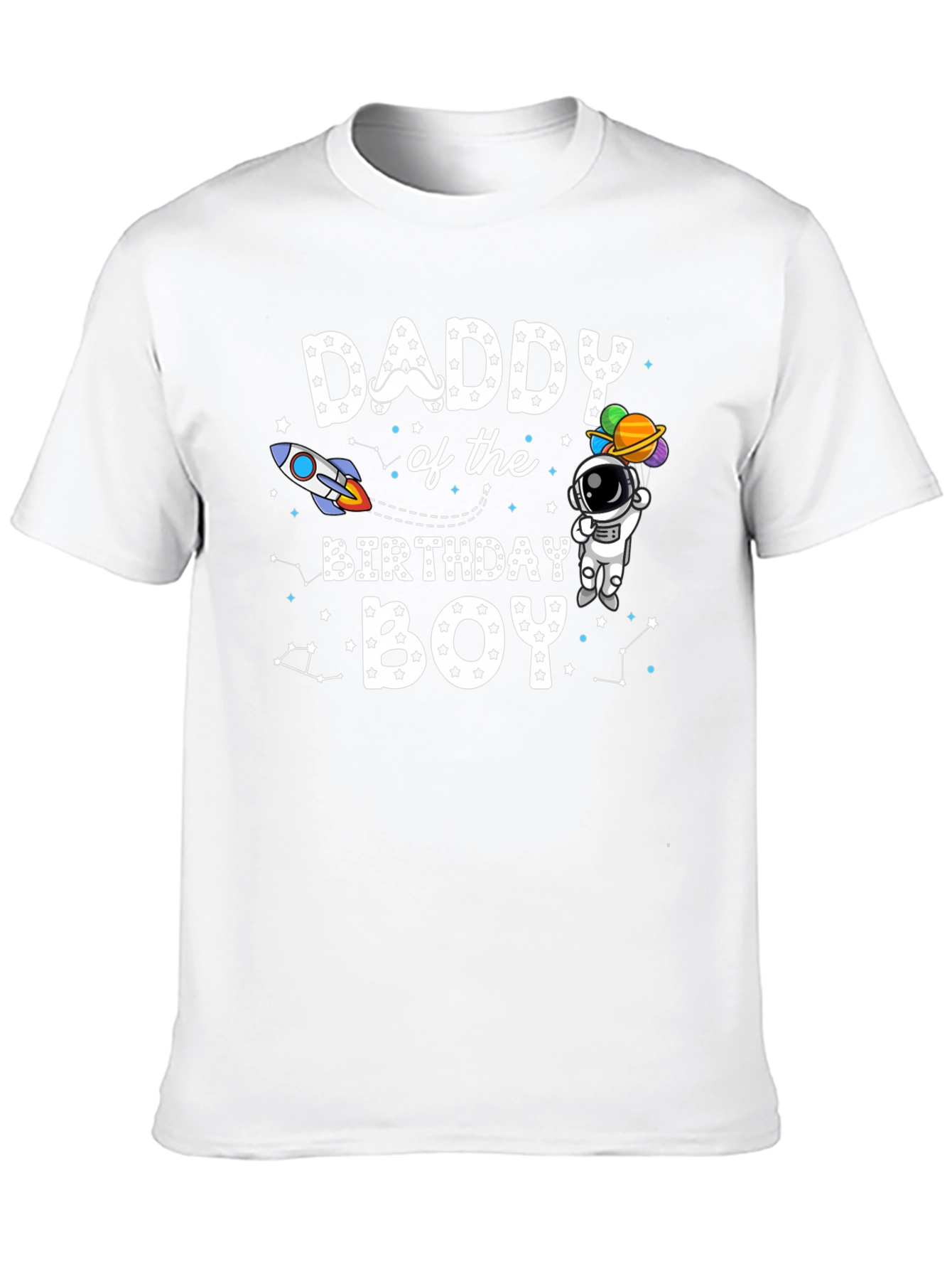 Daddy of the Birthday Boy Space T-Shirt