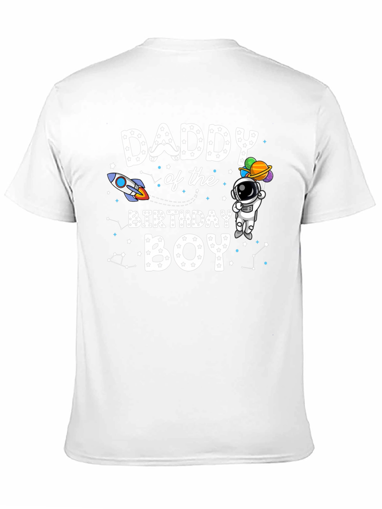 Daddy of the Birthday Boy Space T-Shirt