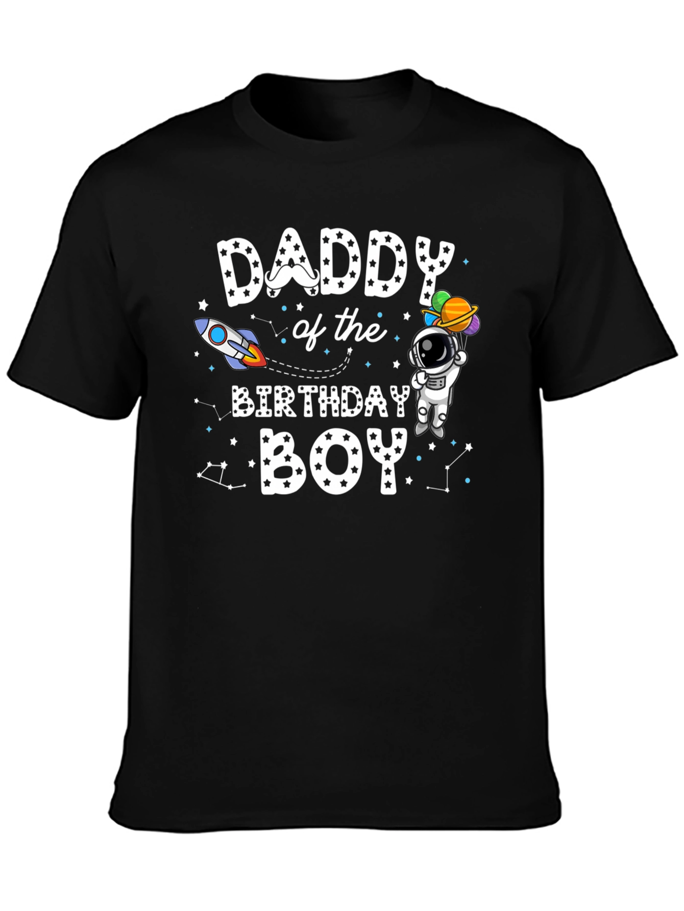 Daddy of the Birthday Boy Space T-Shirt