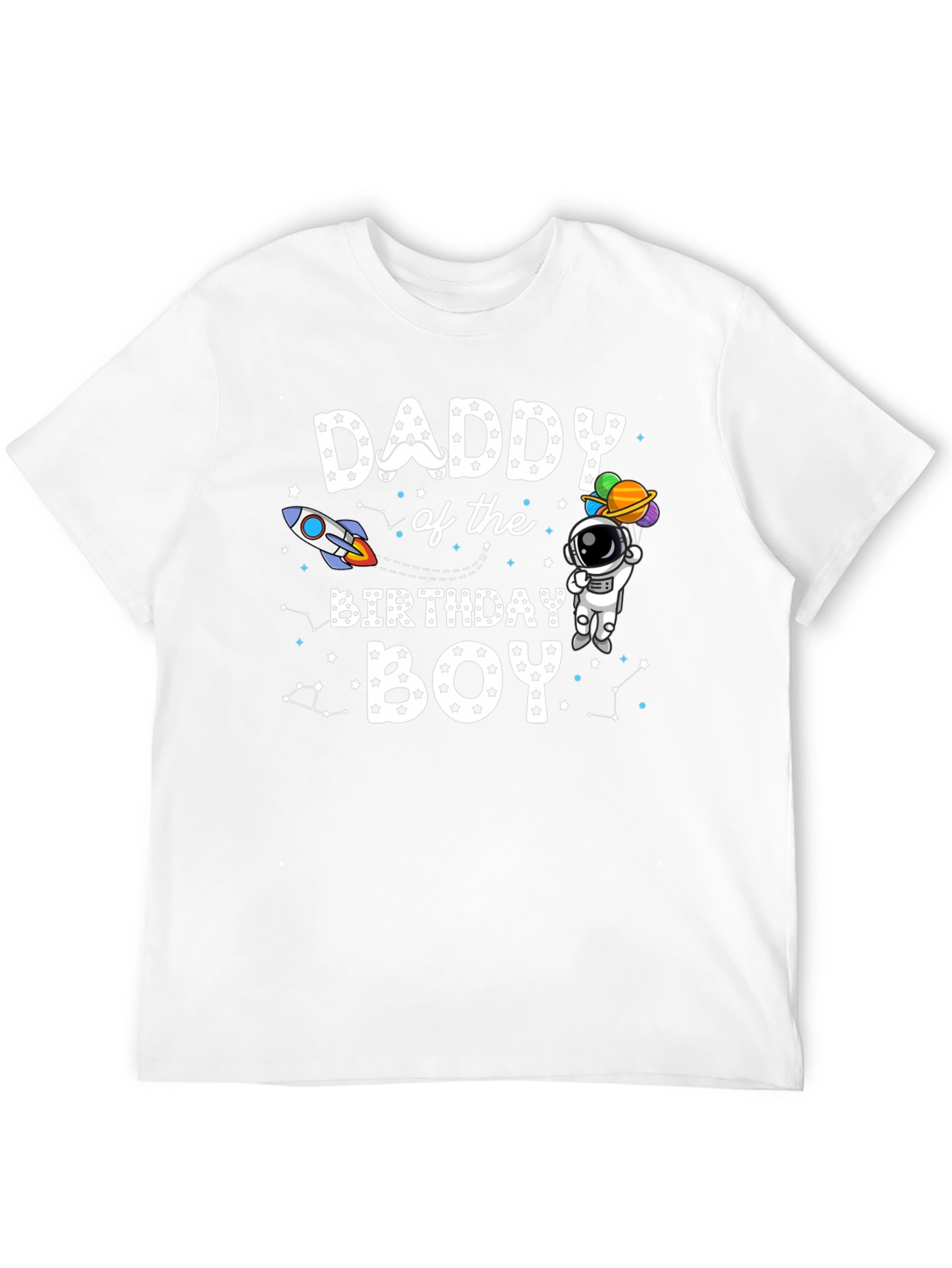 Daddy of the Birthday Boy Space T-Shirt