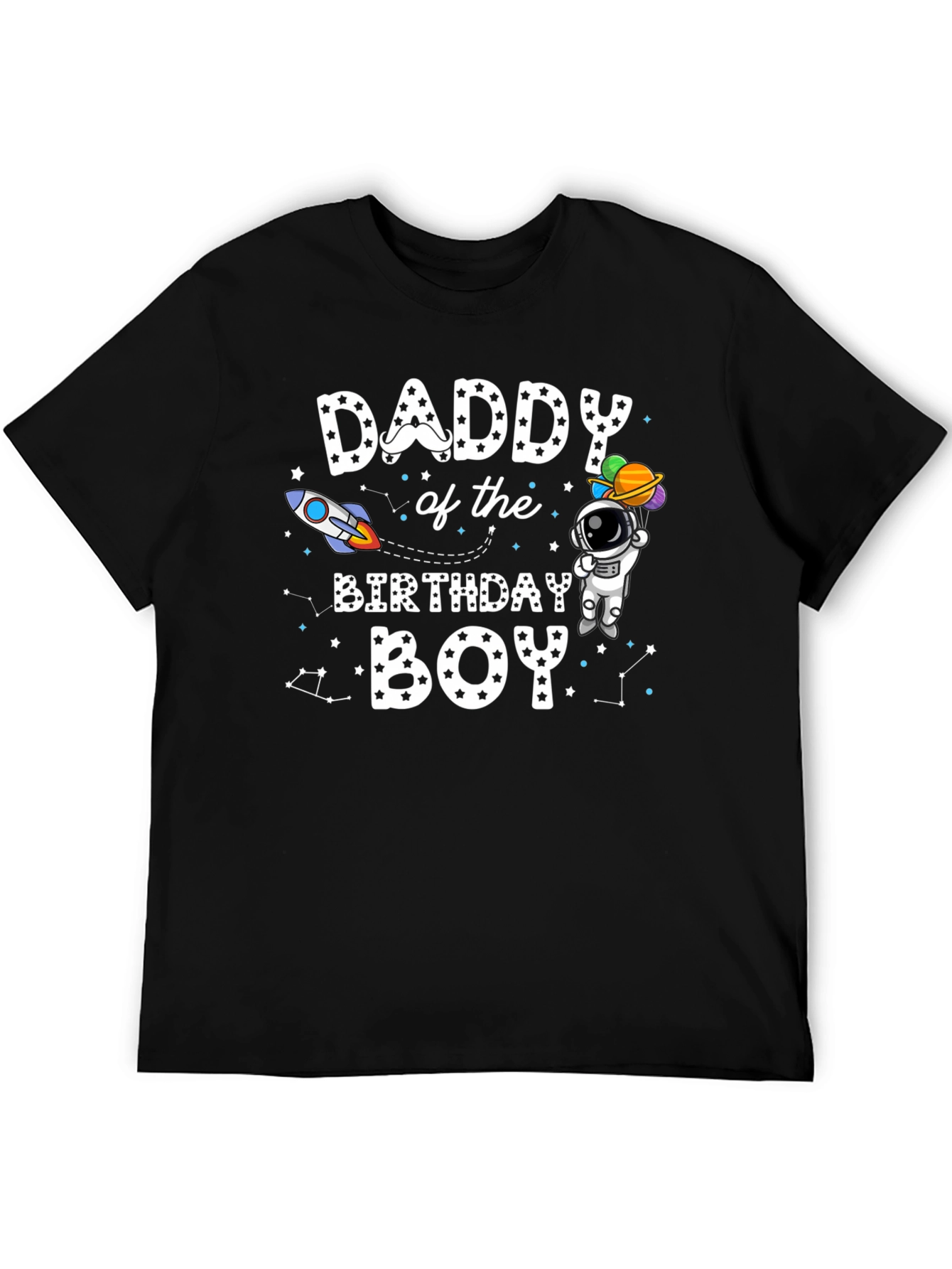 Daddy of the Birthday Boy Space T-Shirt