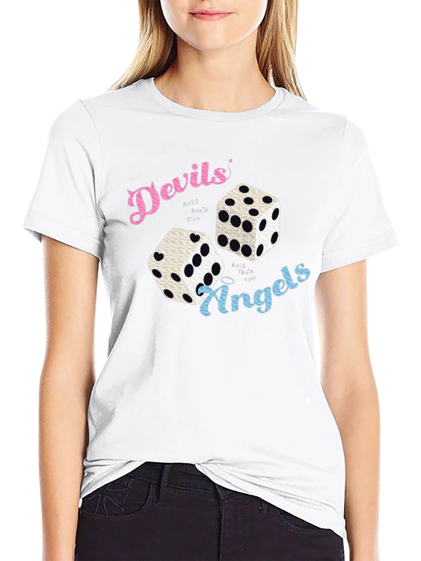 Devils & Angels Dice Graphic Tee