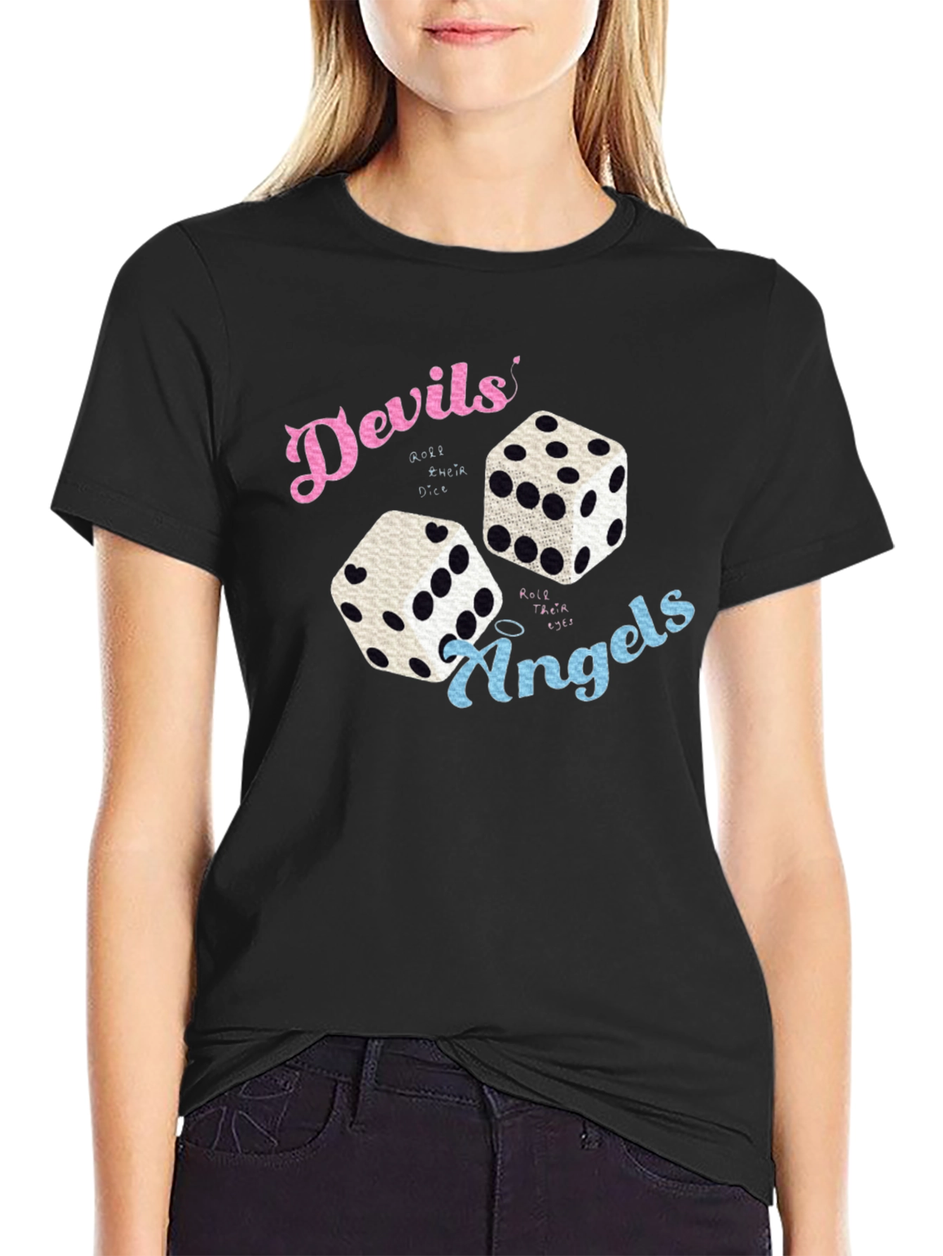 Devils & Angels Dice Graphic Tee
