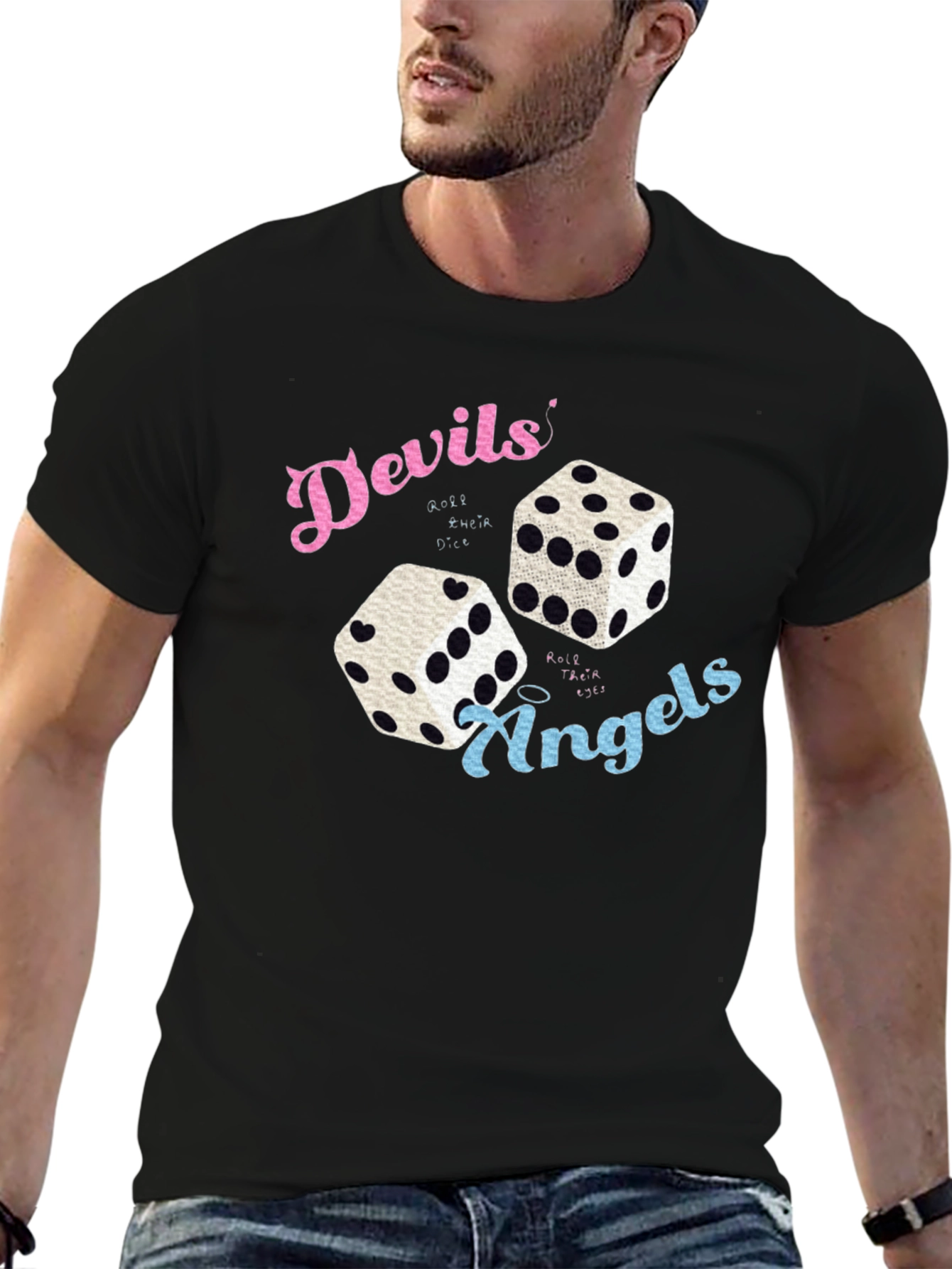 Devils & Angels Dice Graphic Tee