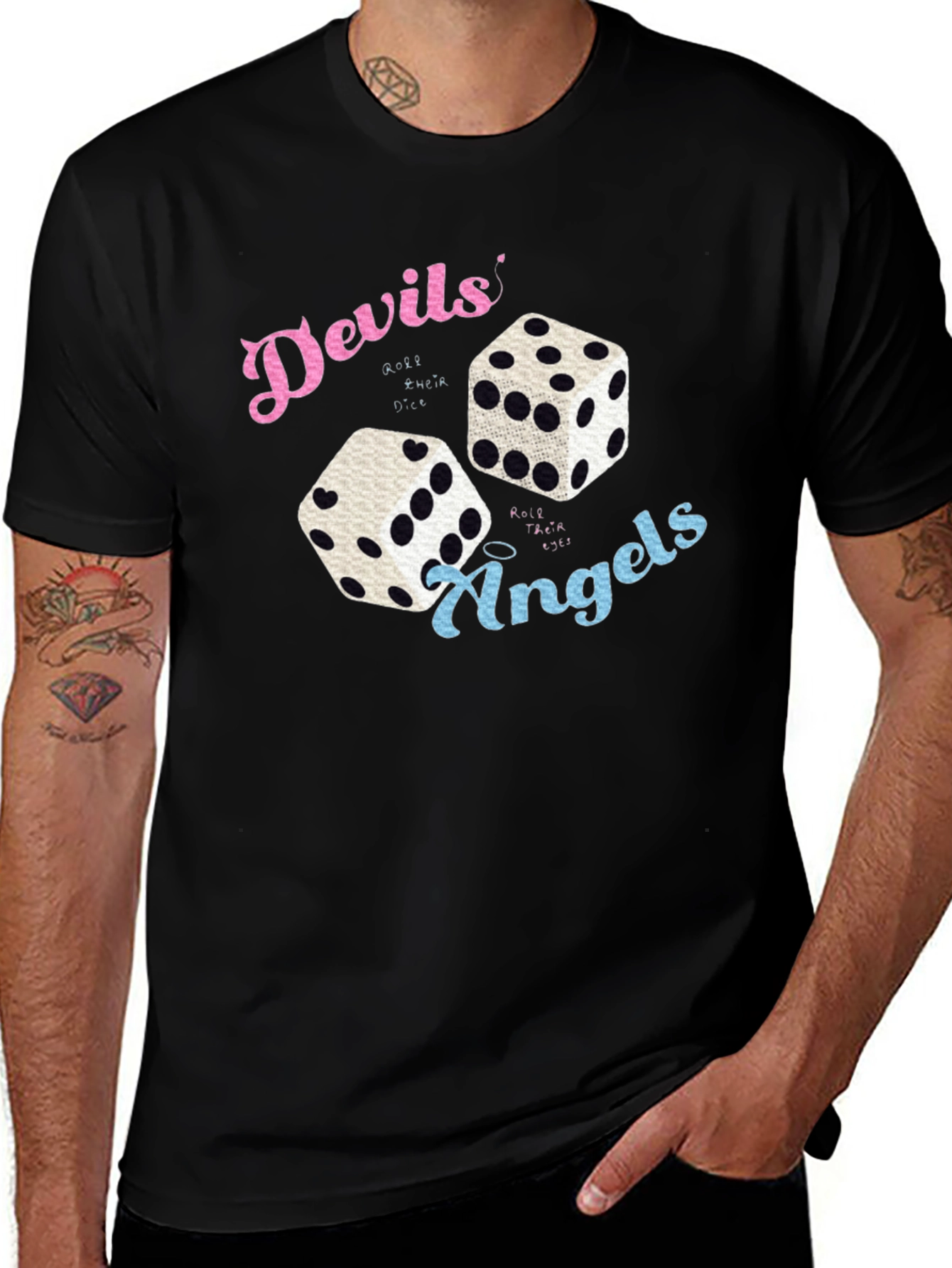 Devils & Angels Dice Graphic Tee