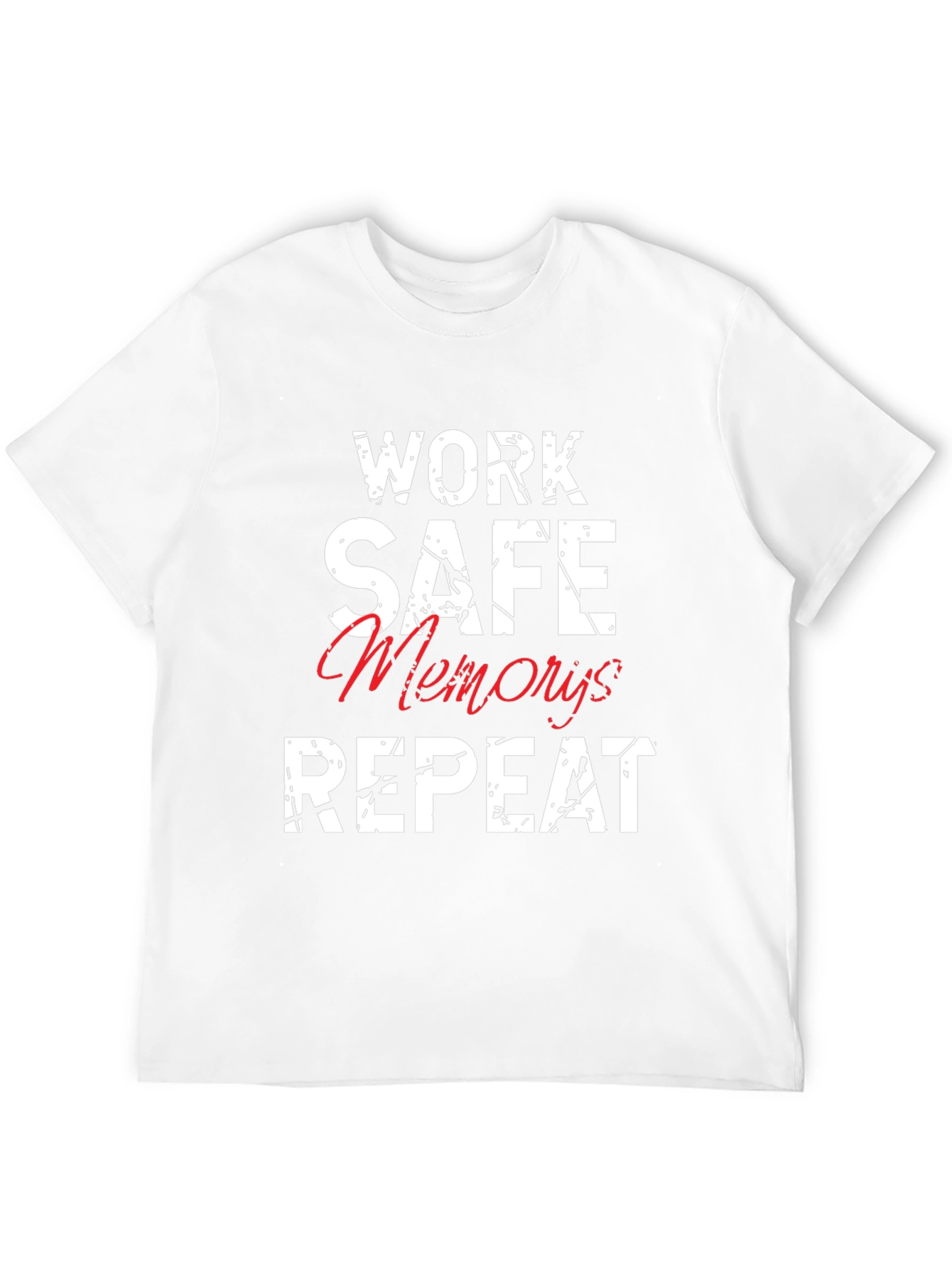 Work Safe Memories Repeat Graphic Tee