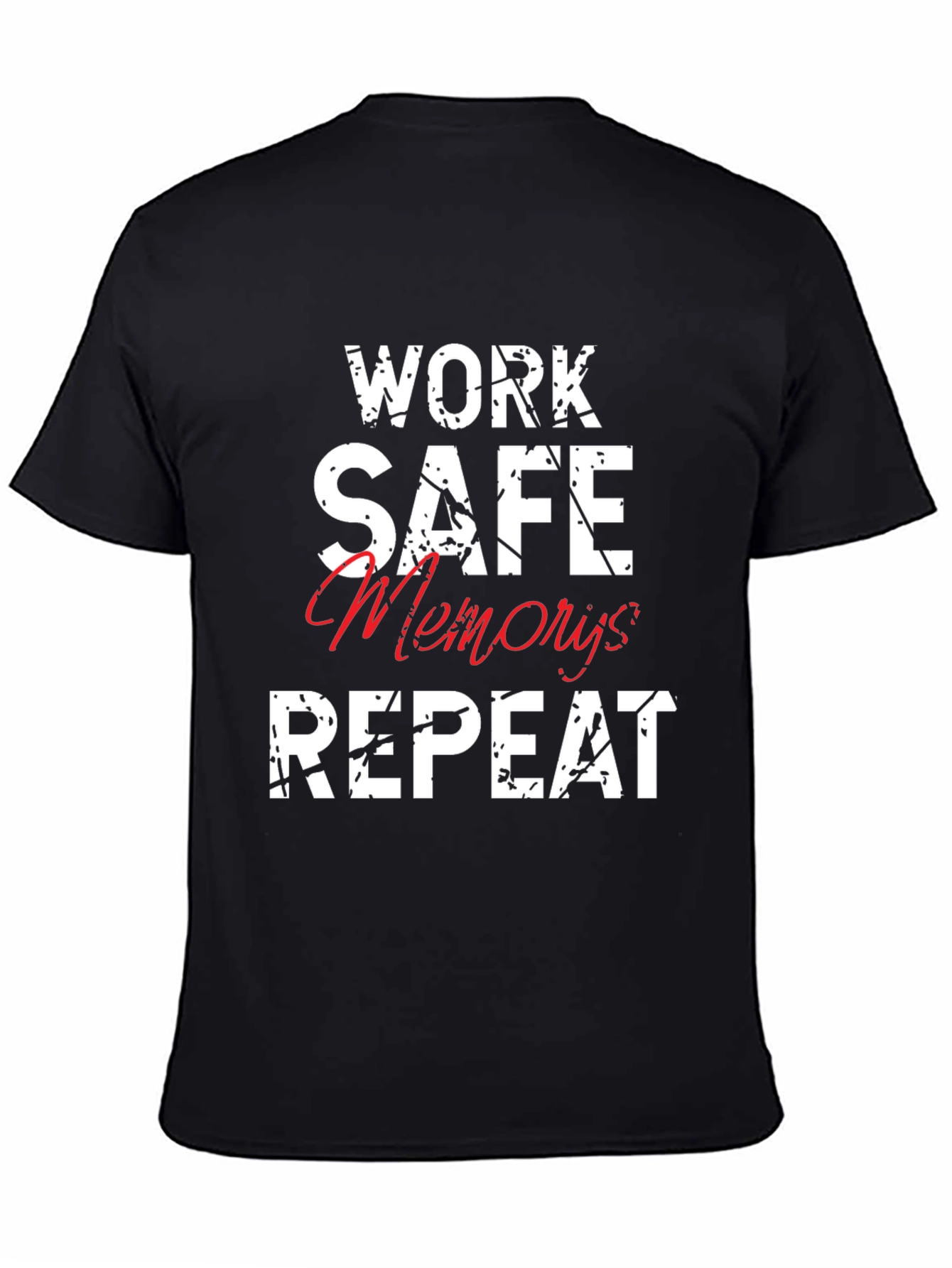 Work Safe Memories Repeat Graphic Tee