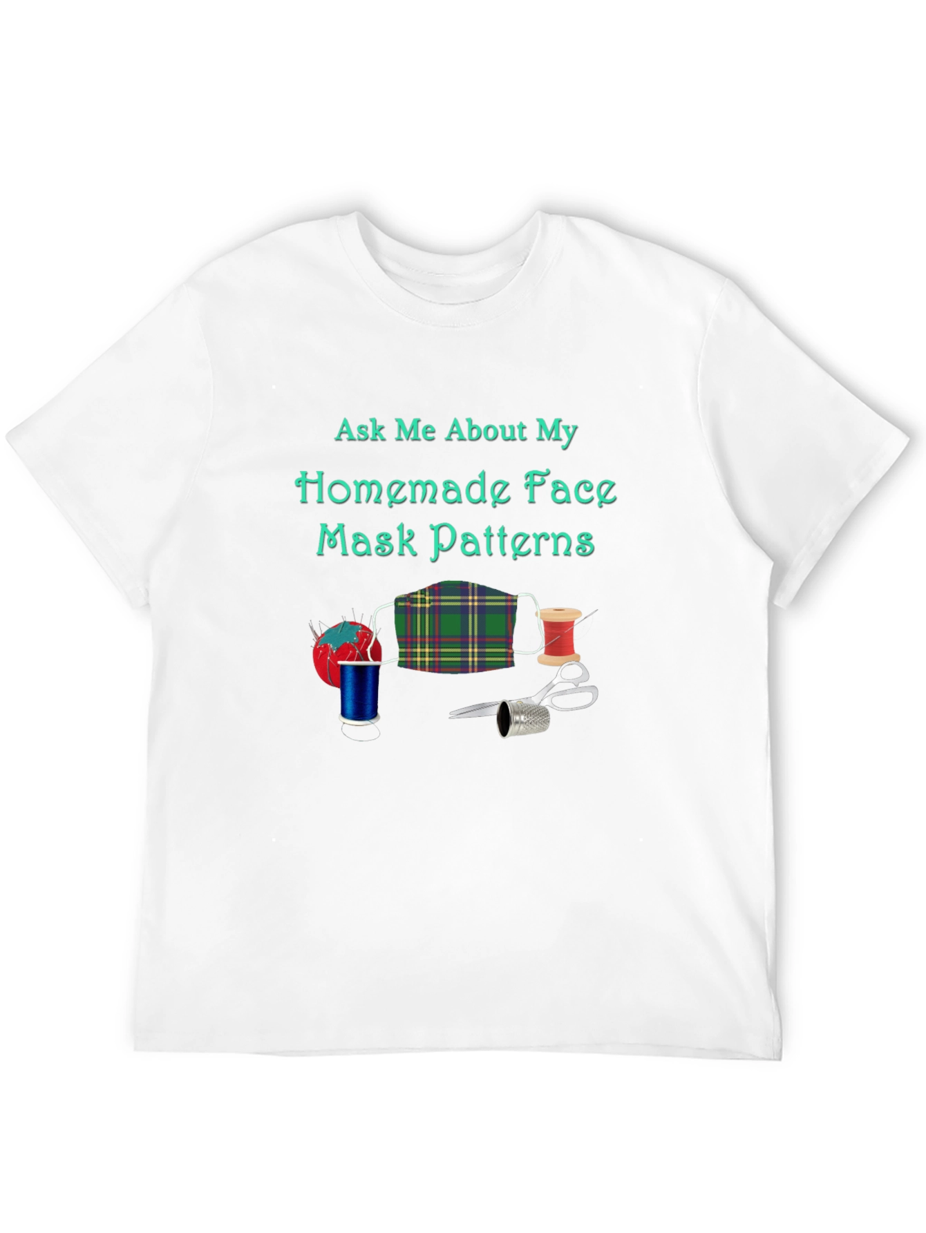 Homemade Face Mask Pattern T-Shirt