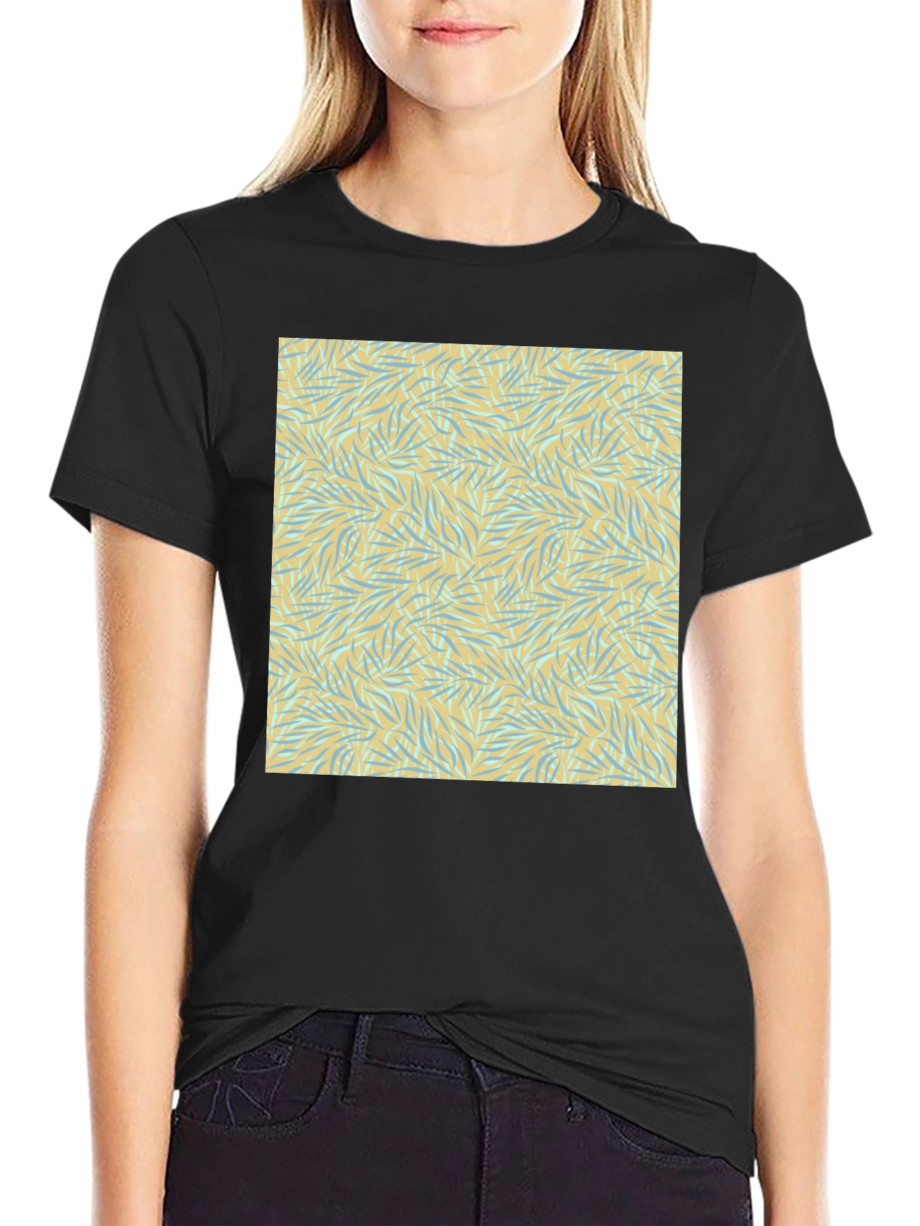 Trendy Patterned Tee - Stylish Casual Wear