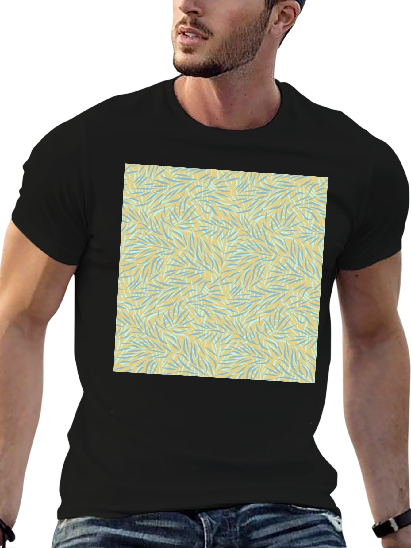 Trendy Patterned Tee - Stylish Casual Wear