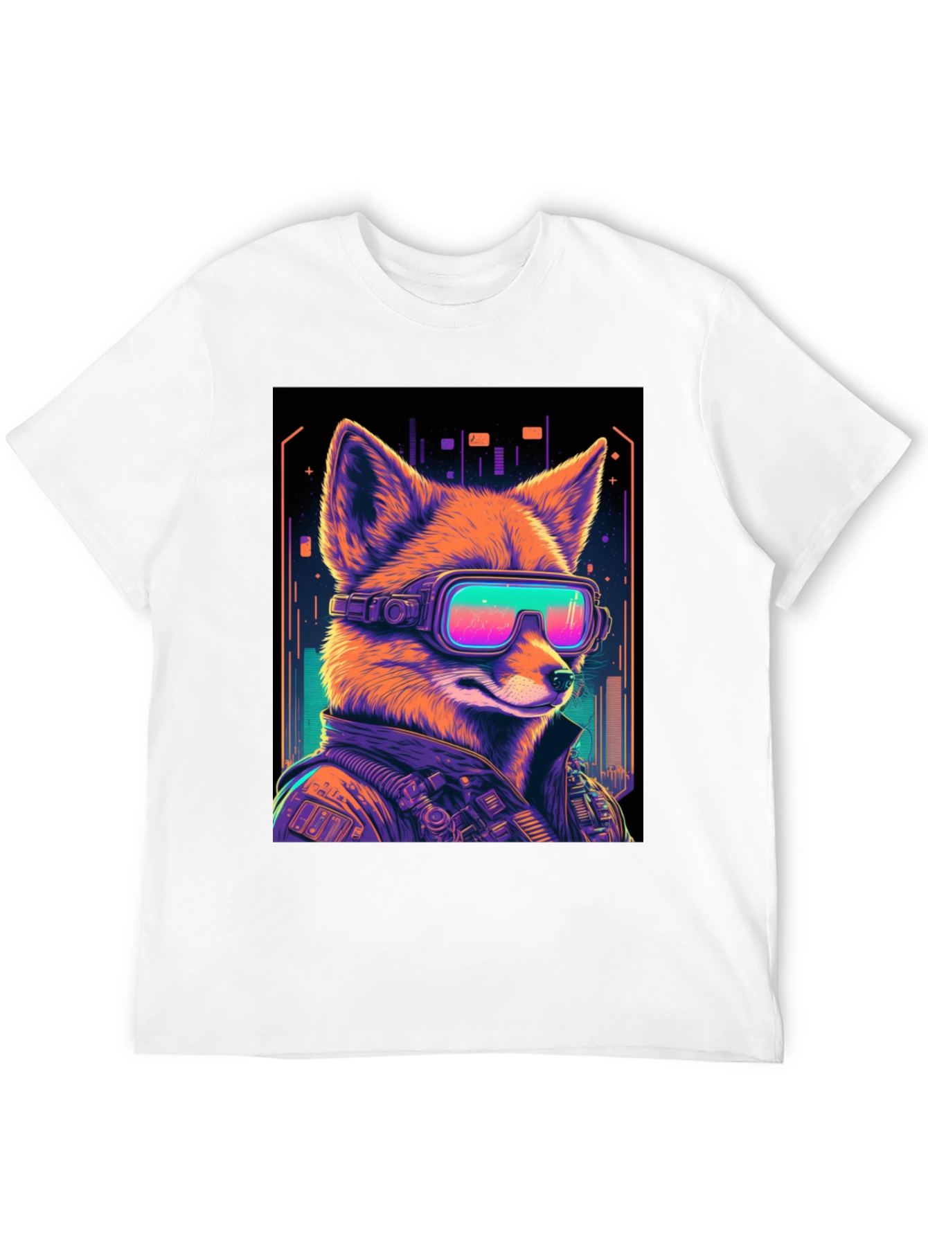 Cyberpunk Fox T-Shirt
