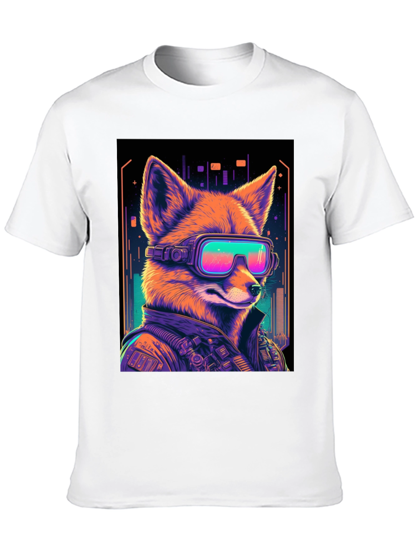 Cyberpunk Fox T-Shirt
