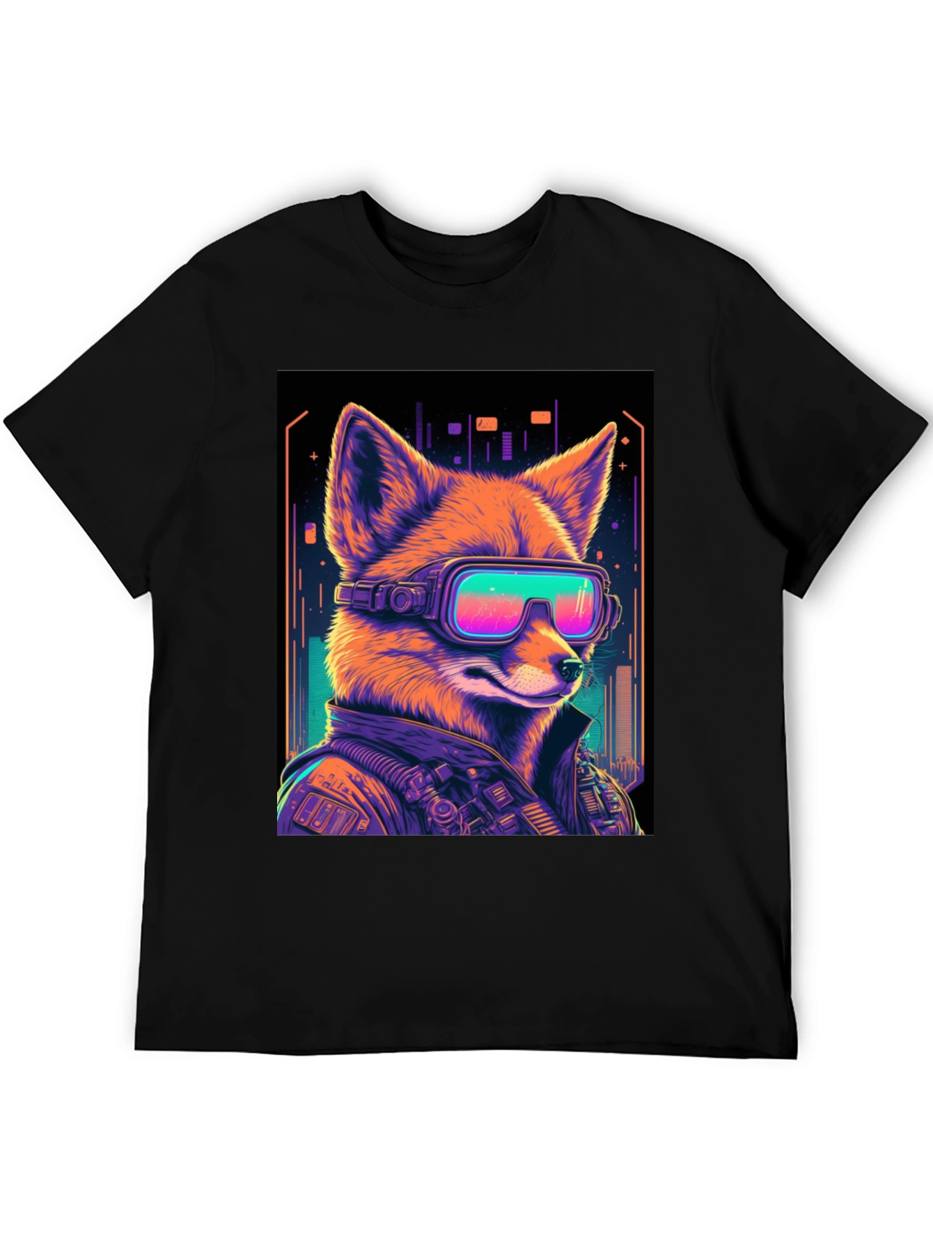 Cyberpunk Fox T-Shirt