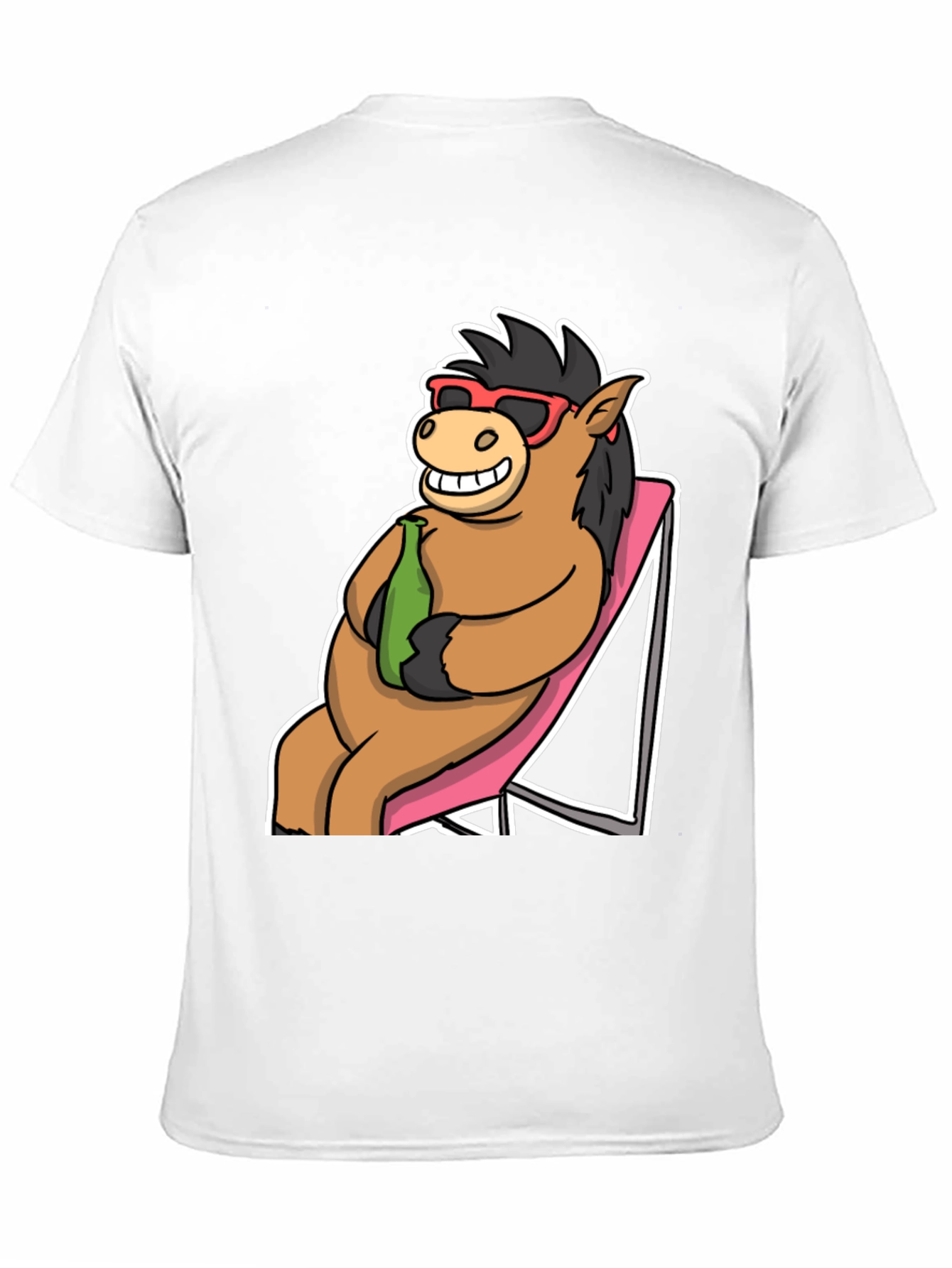 Cool Horse T-Shirt: Beach Vibes