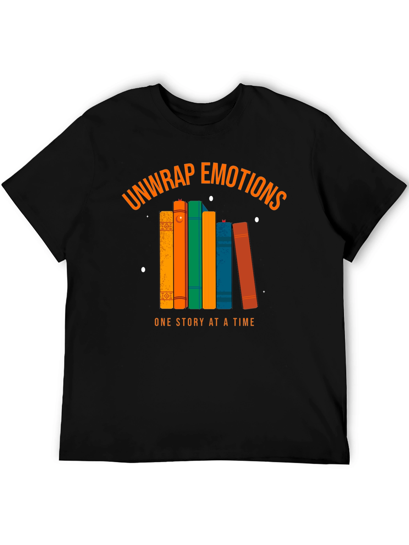 Unwrap Emotions Book Lover T-Shirt