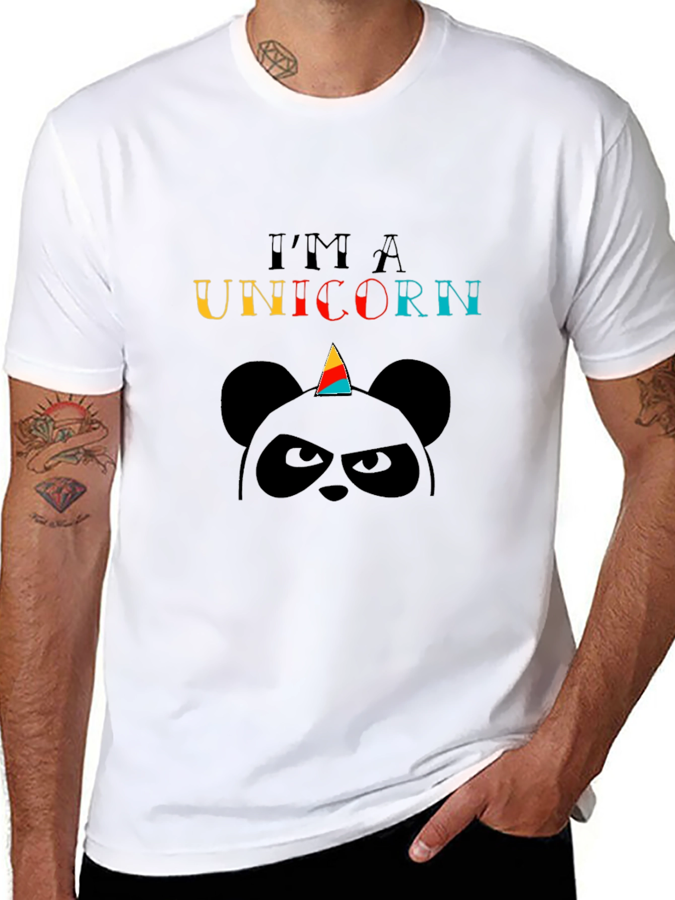 Im a Unicorn Panda Graphic Tee