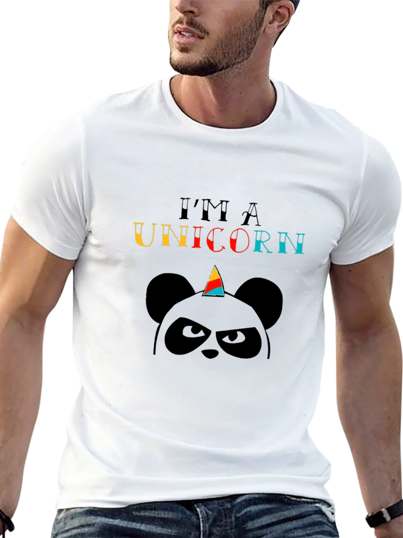 Im a Unicorn Panda Graphic Tee