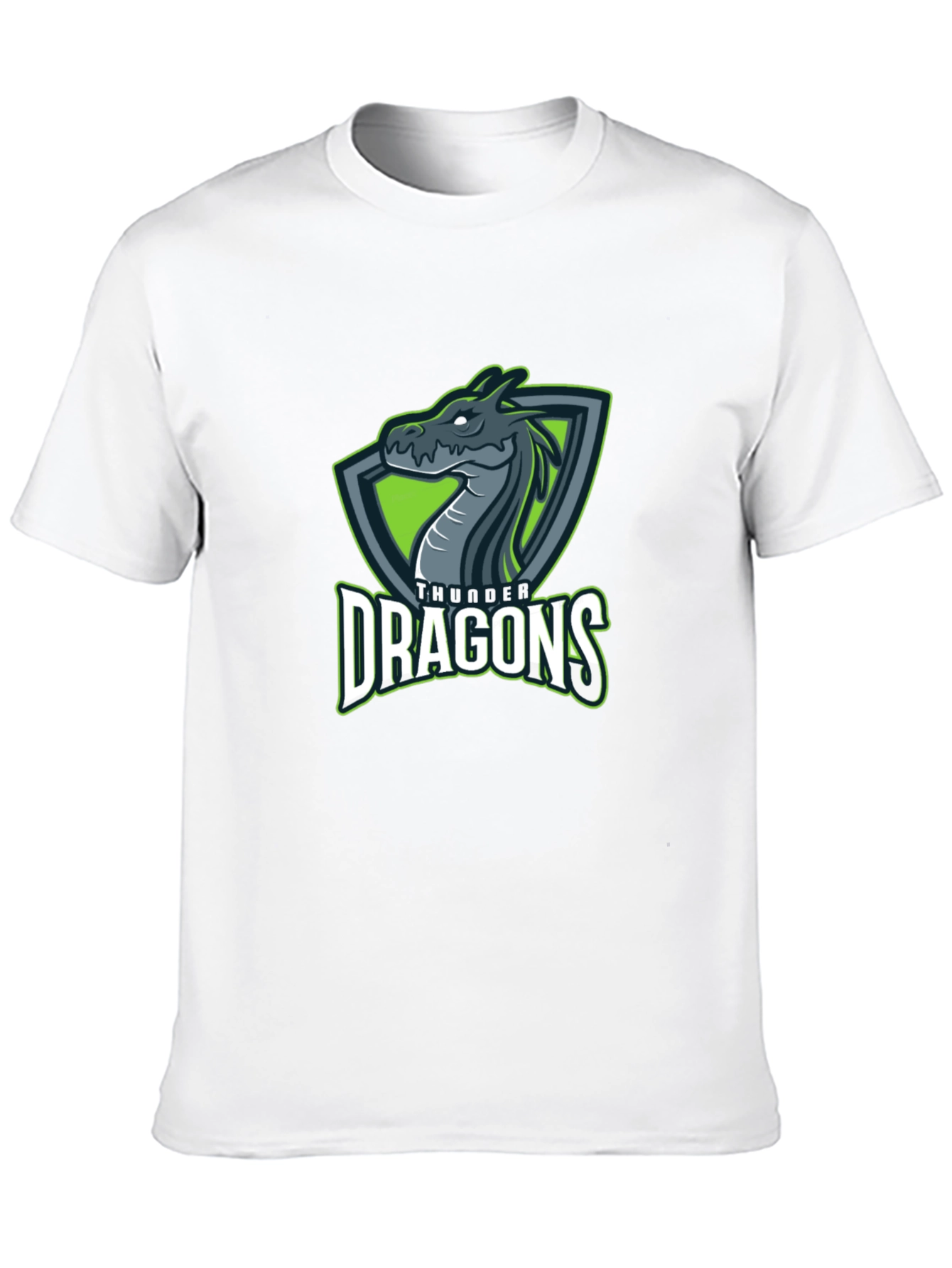 Mens Black Dragon Graphic T-Shirt