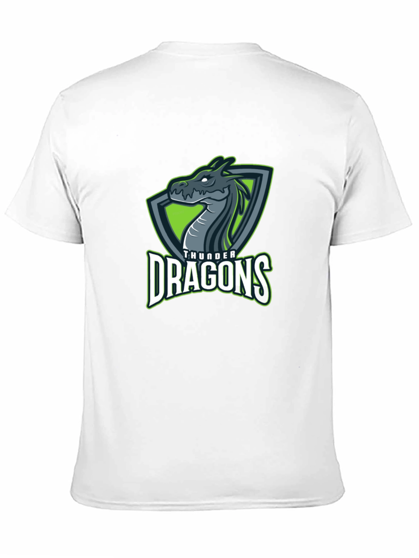 Mens Black Dragon Graphic T-Shirt