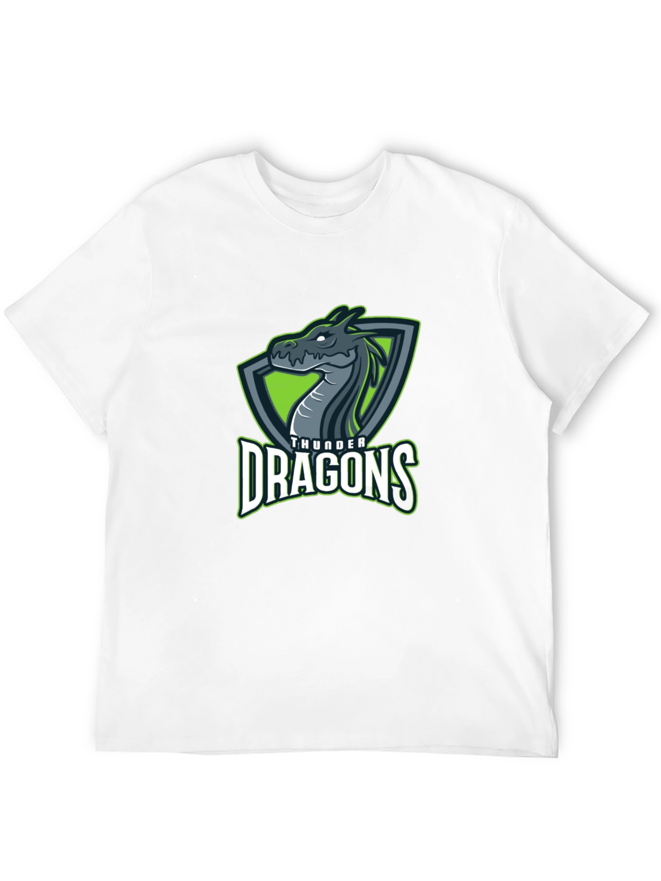 Mens Black Dragon Graphic T-Shirt
