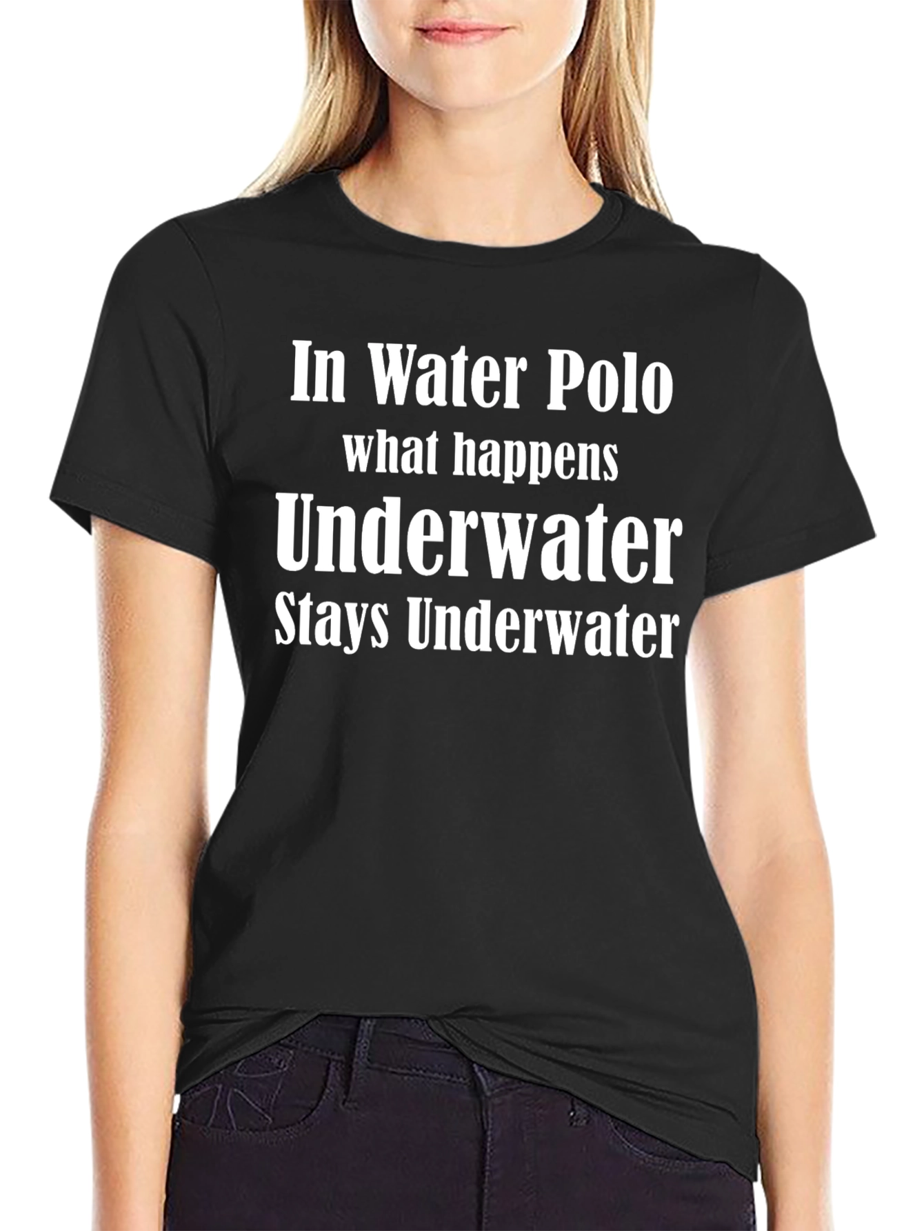 Water Polo Underwater Graphic Tee