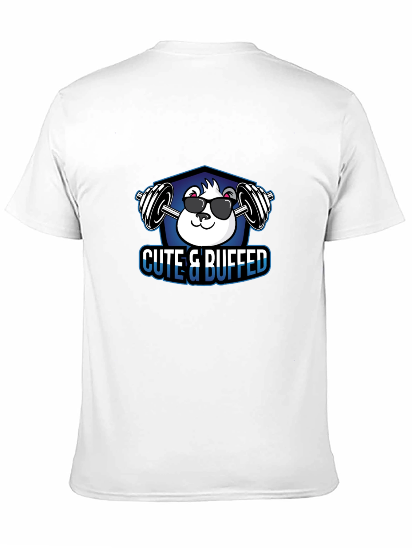 Cute & Buffed Black T-Shirt