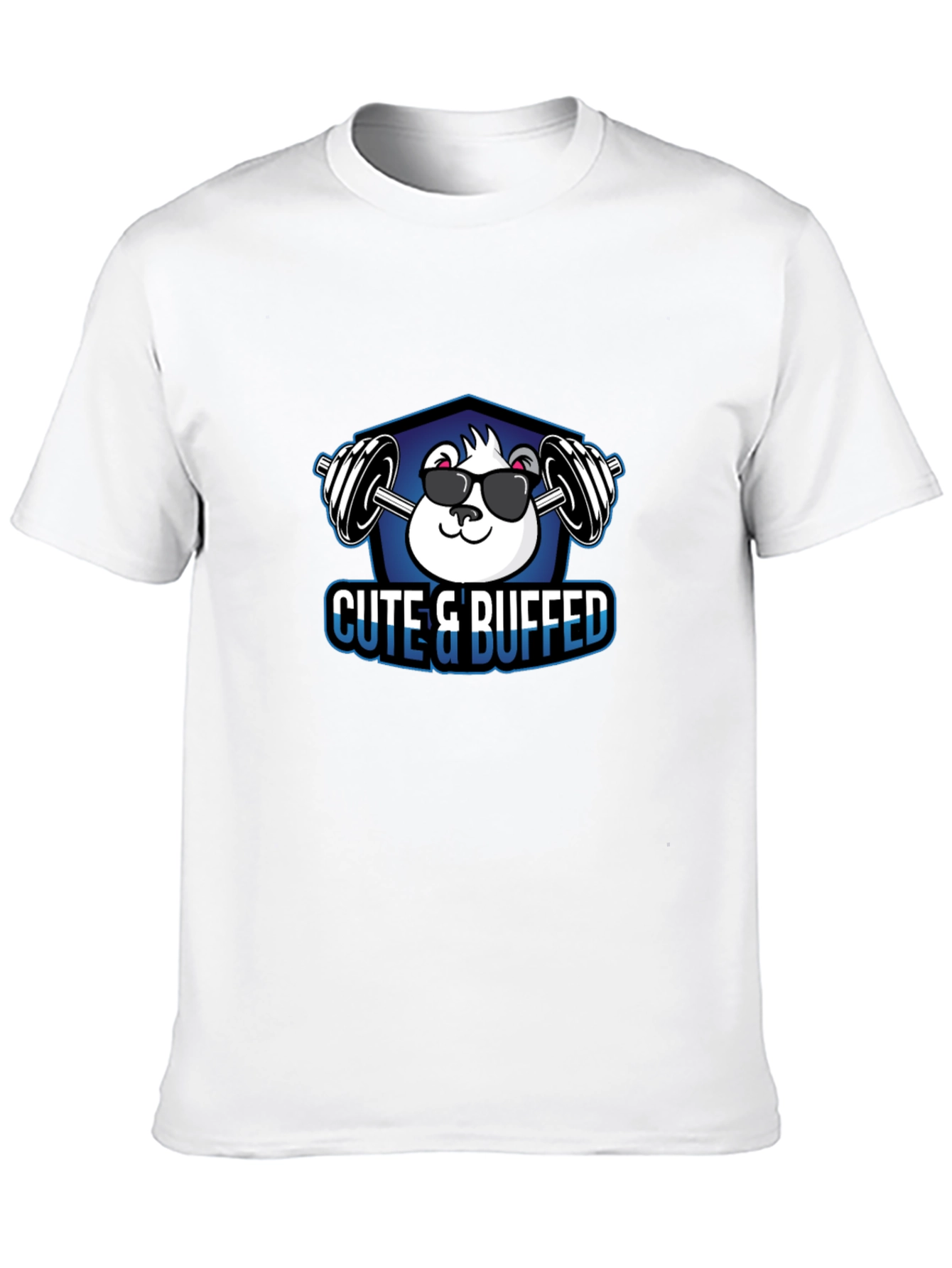 Cute & Buffed Black T-Shirt