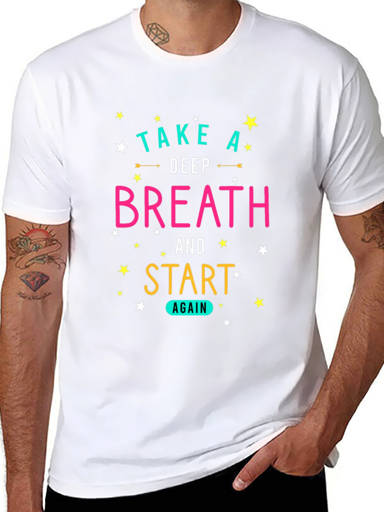 Take A Deep Breath Graphic Tee