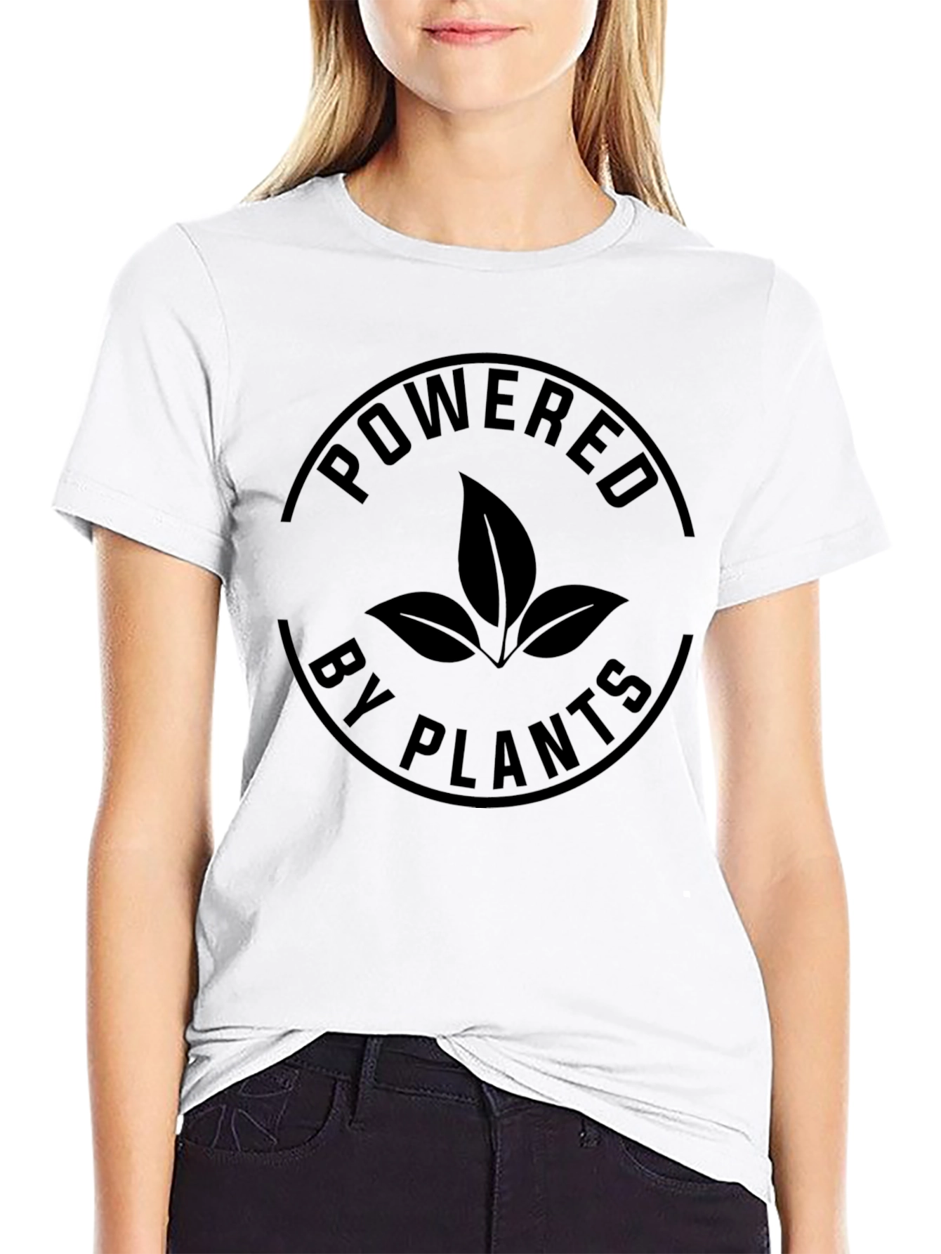 Powered By Plants T-Shirt - Vegan Lifestyle Tee