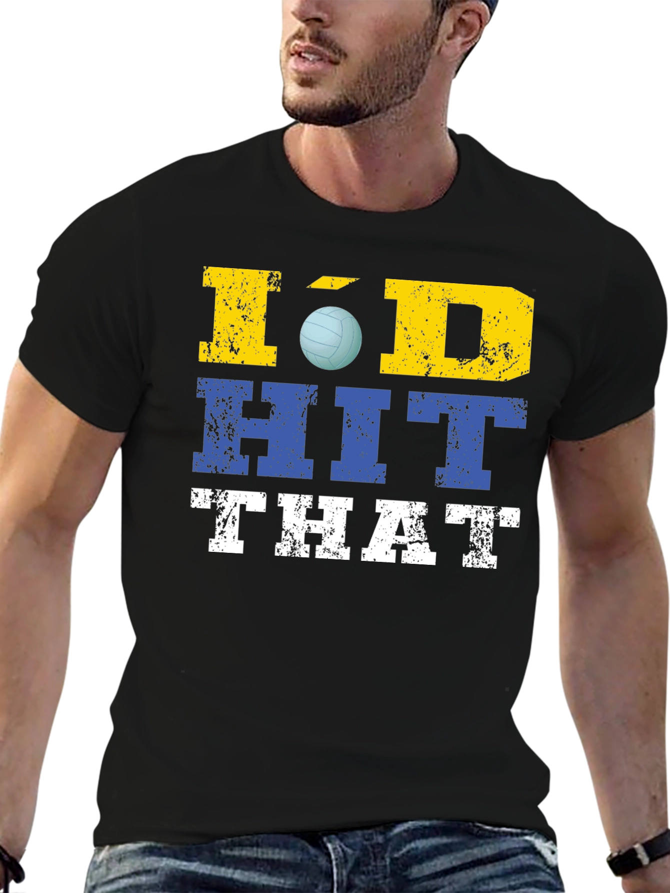 Id Hit That Volleyball Graphic Tee