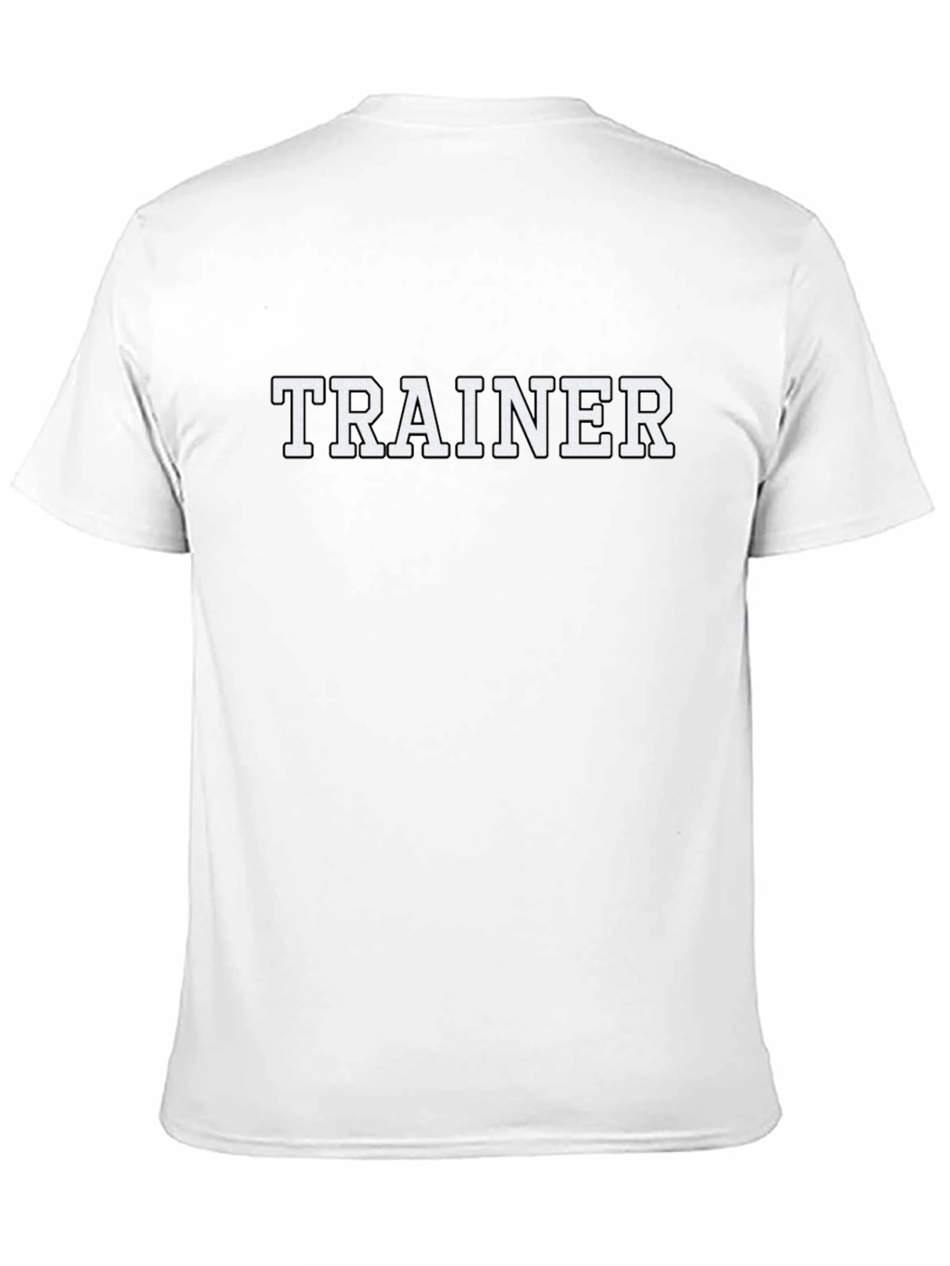 Trainer T-Shirt - Black Crew Neck