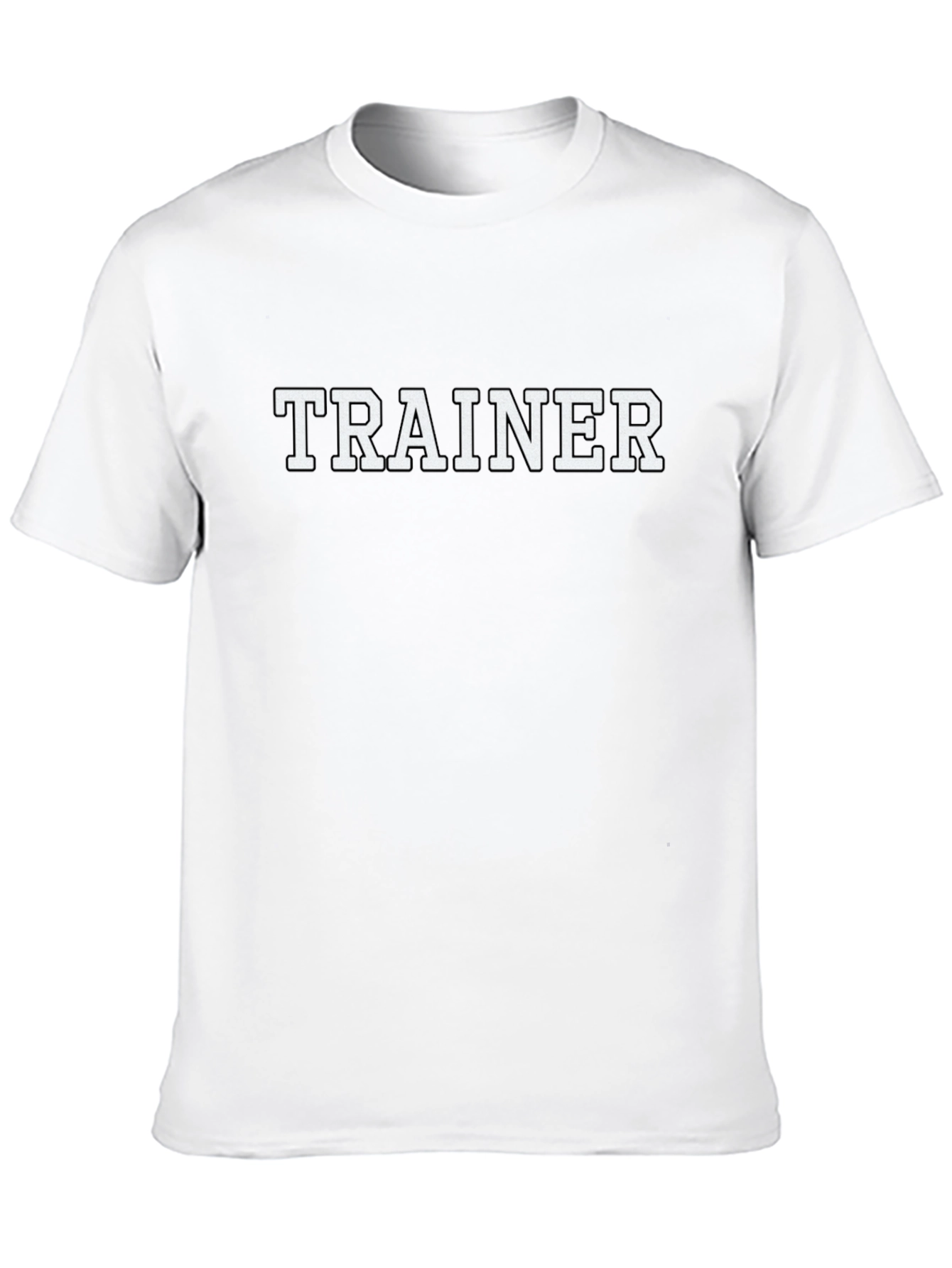 Trainer T-Shirt - Black Crew Neck