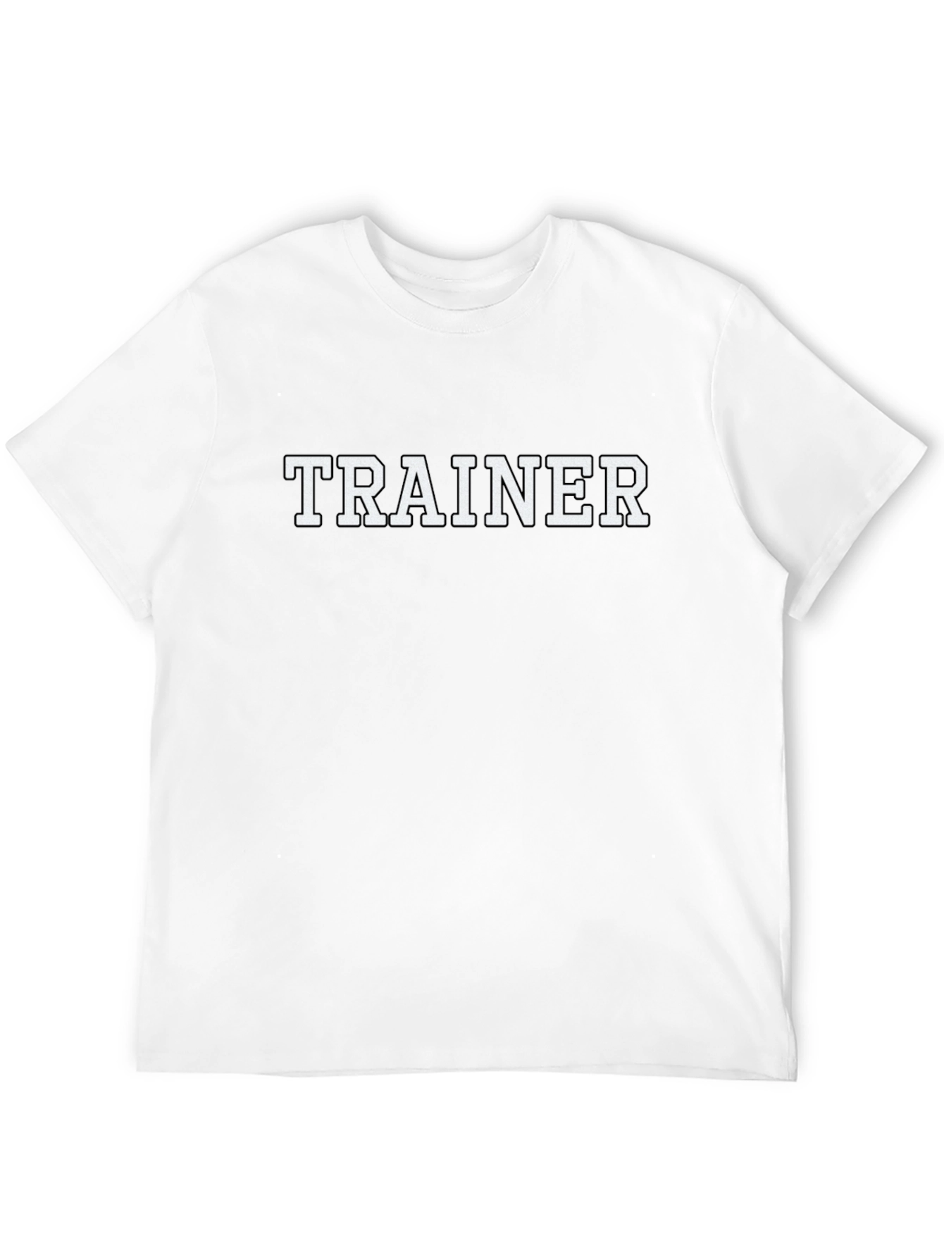 Trainer T-Shirt - Black Crew Neck