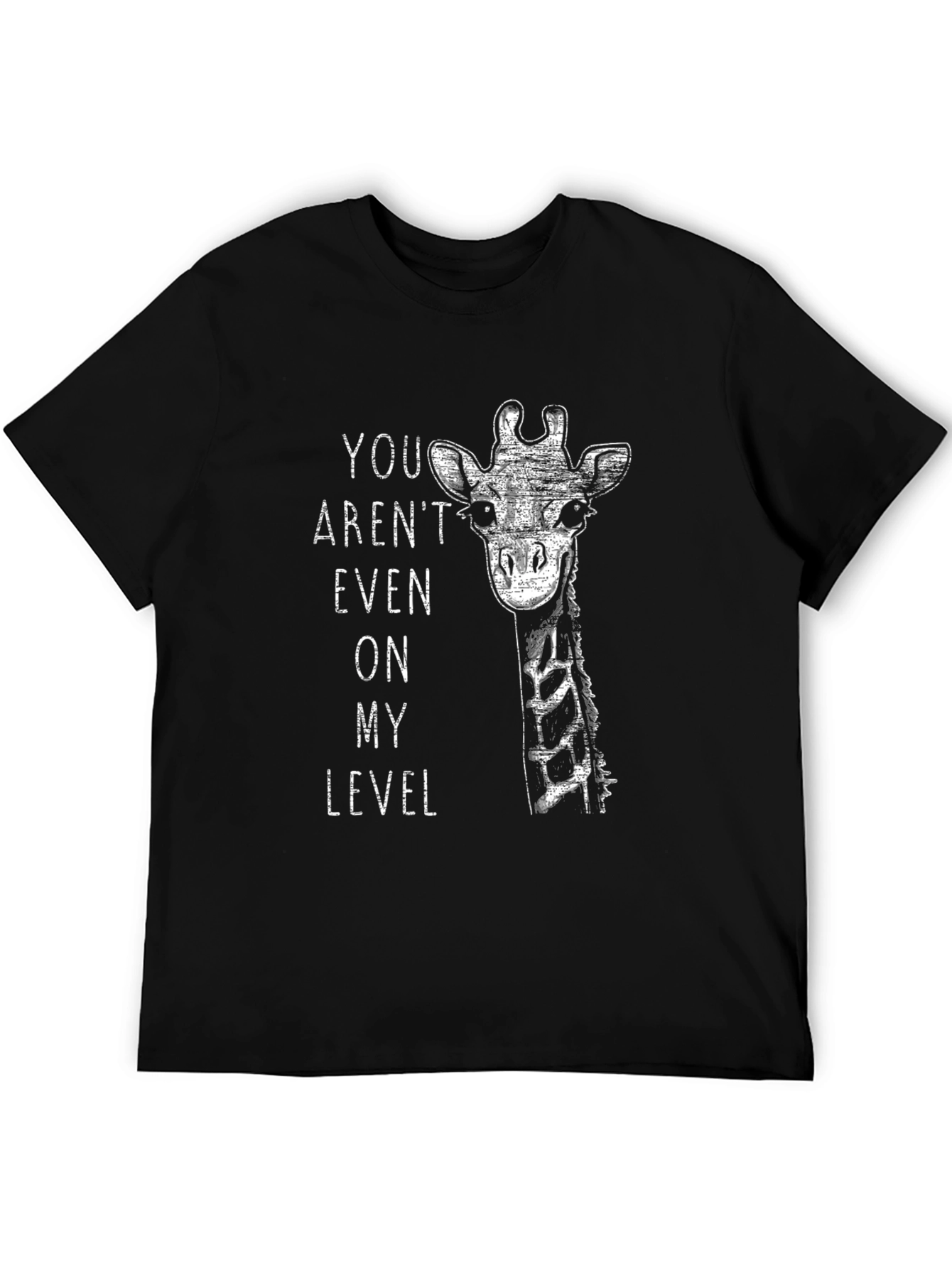Giraffe Level T-Shirt - Funny Animal Tee