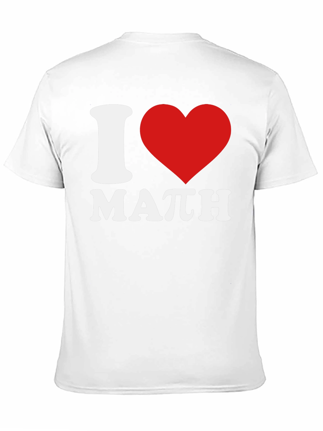 I Love Math Black T-Shirt