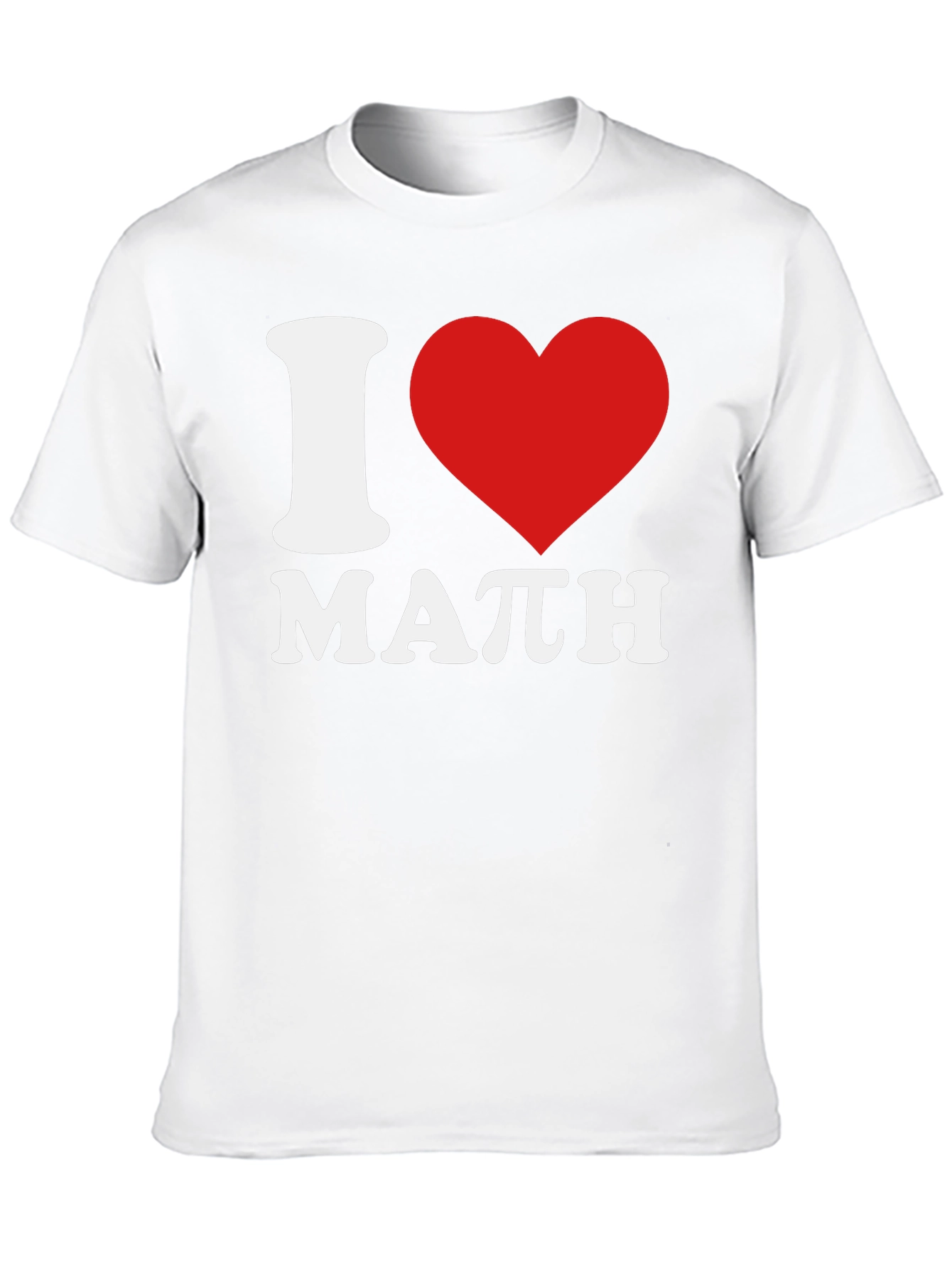 I Love Math Black T-Shirt