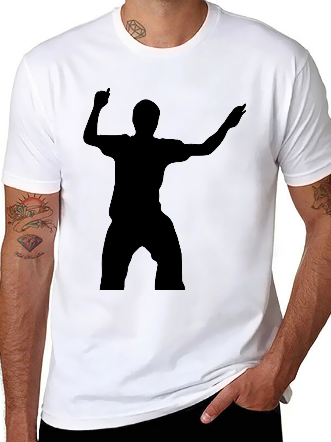 Dancing Silhouette Black T-Shirt