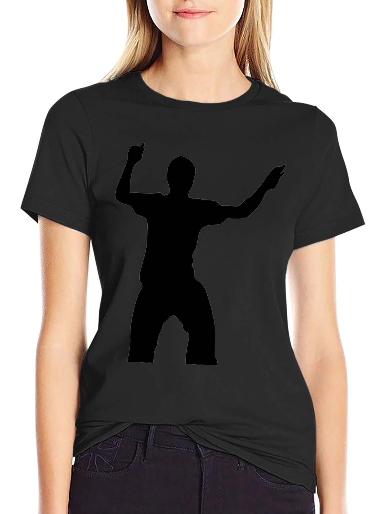 Dancing Silhouette Black T-Shirt