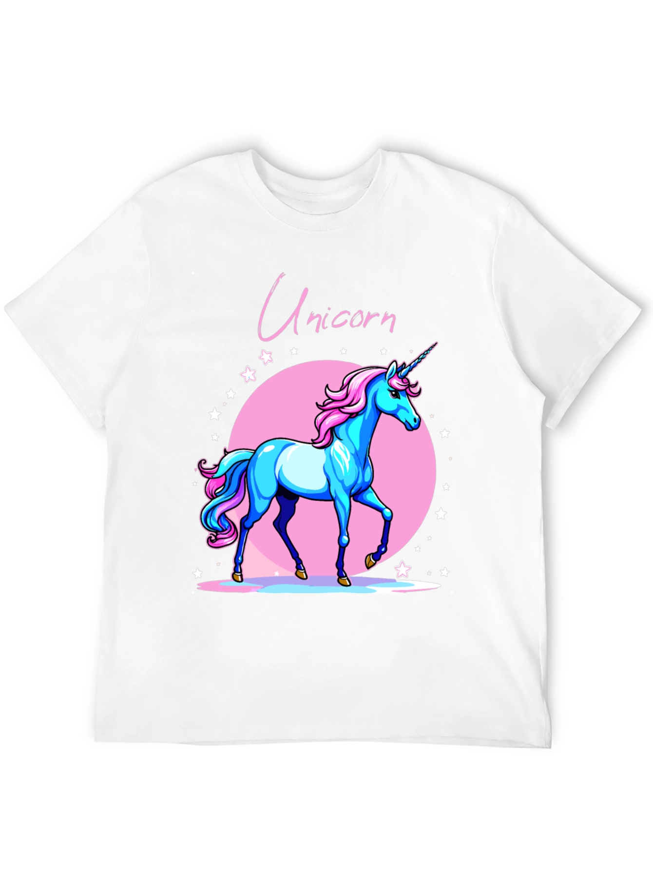 Unicorn Graphic Black T-Shirt